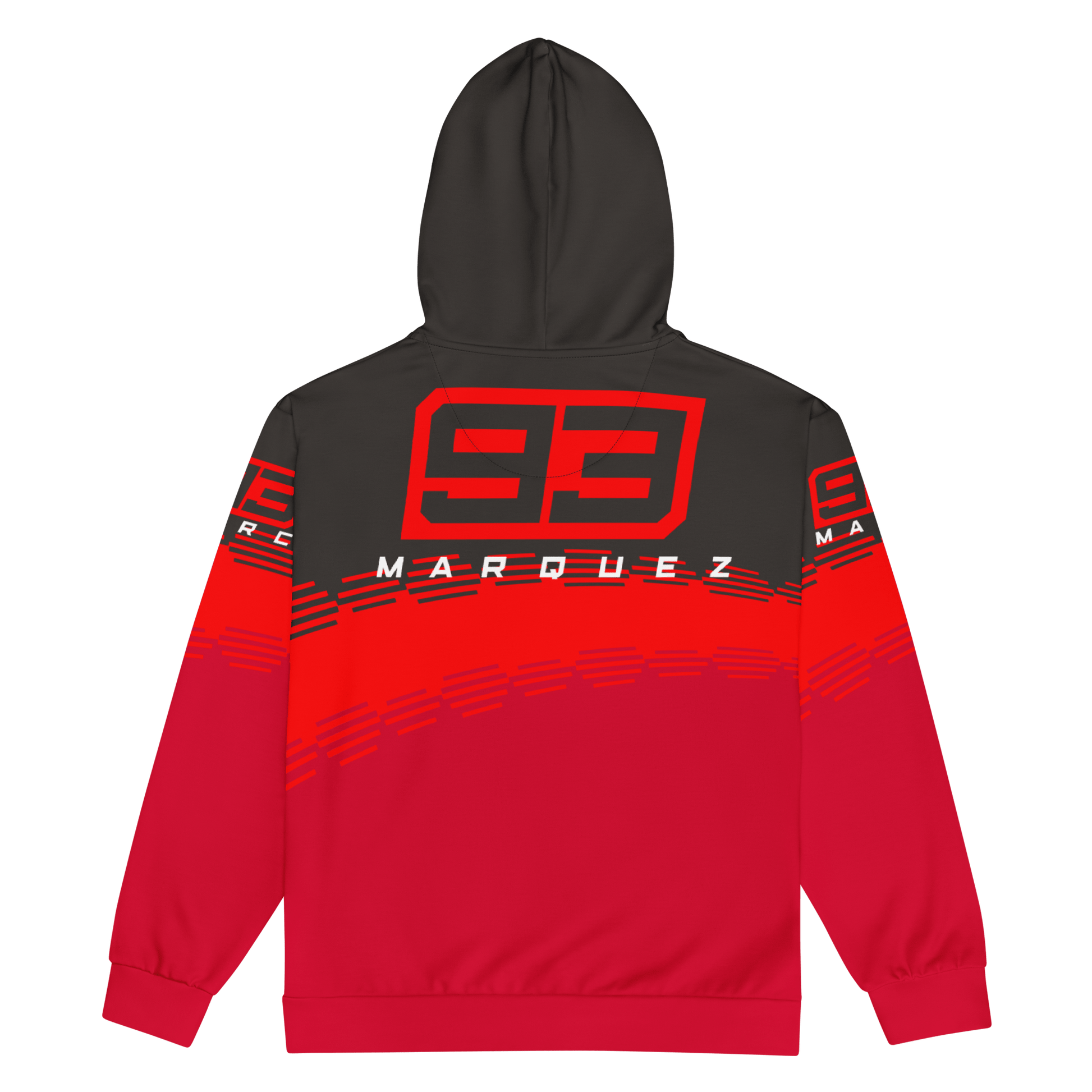 Marc Marquez 93 Ducati Corse Zipped Hoodie - Unisex - Mooving Merch