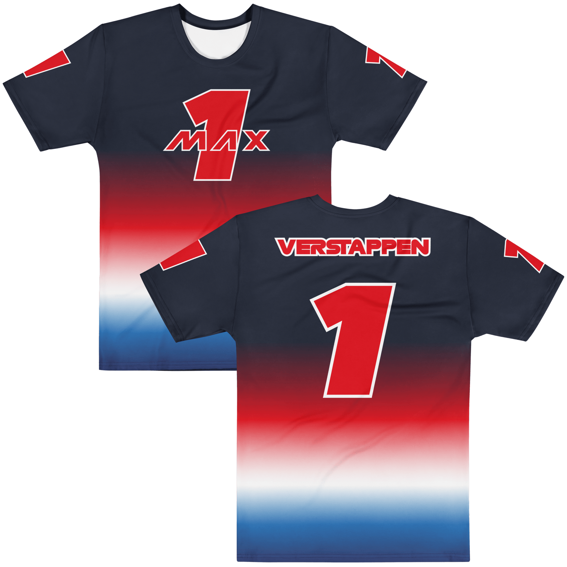 Max Verstappen 1 Racing Team T-Shirt - Men's - Mooving Merch