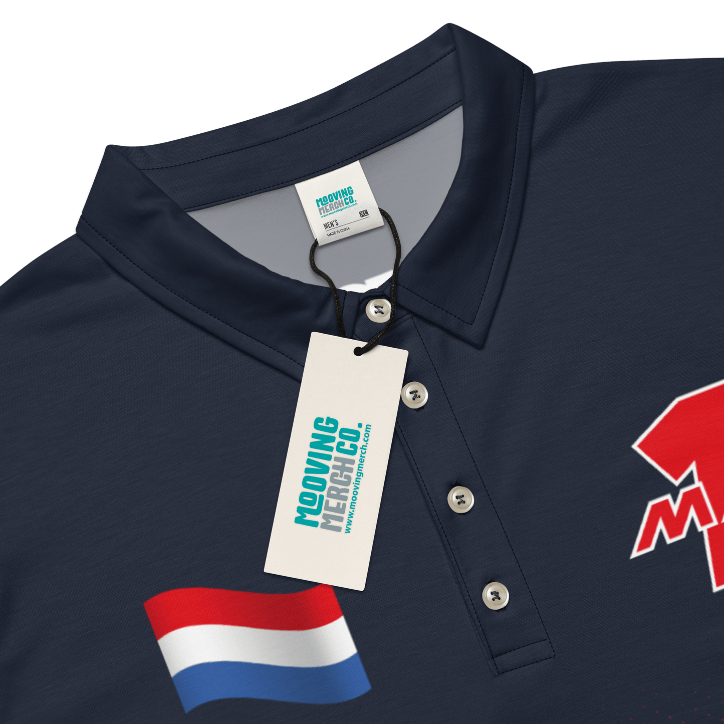 Max Verstappen Racing Polo Shirt - Mens XS - 3XL - Mooving Merch