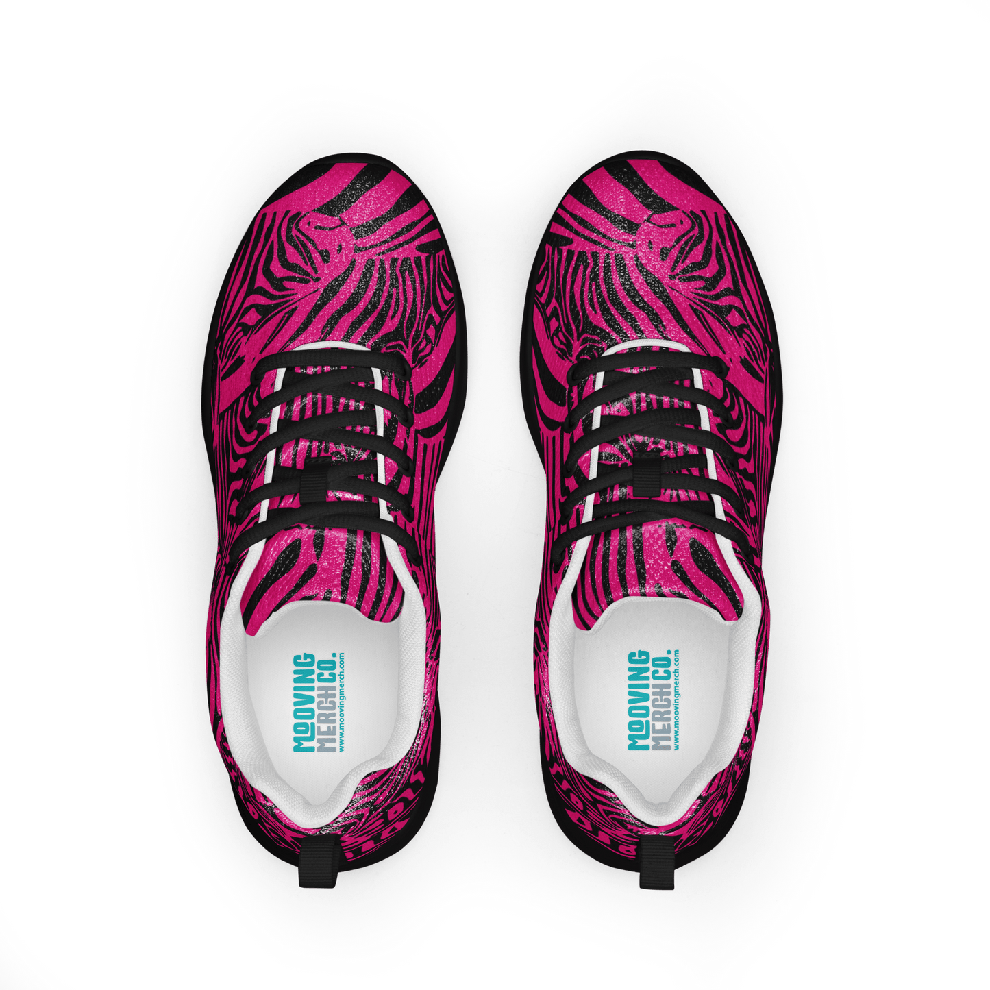 M.C. Escher Zebra Print Ladies Athletic Sneakers/Trainers - US 5 to 12 - Mooving Merch