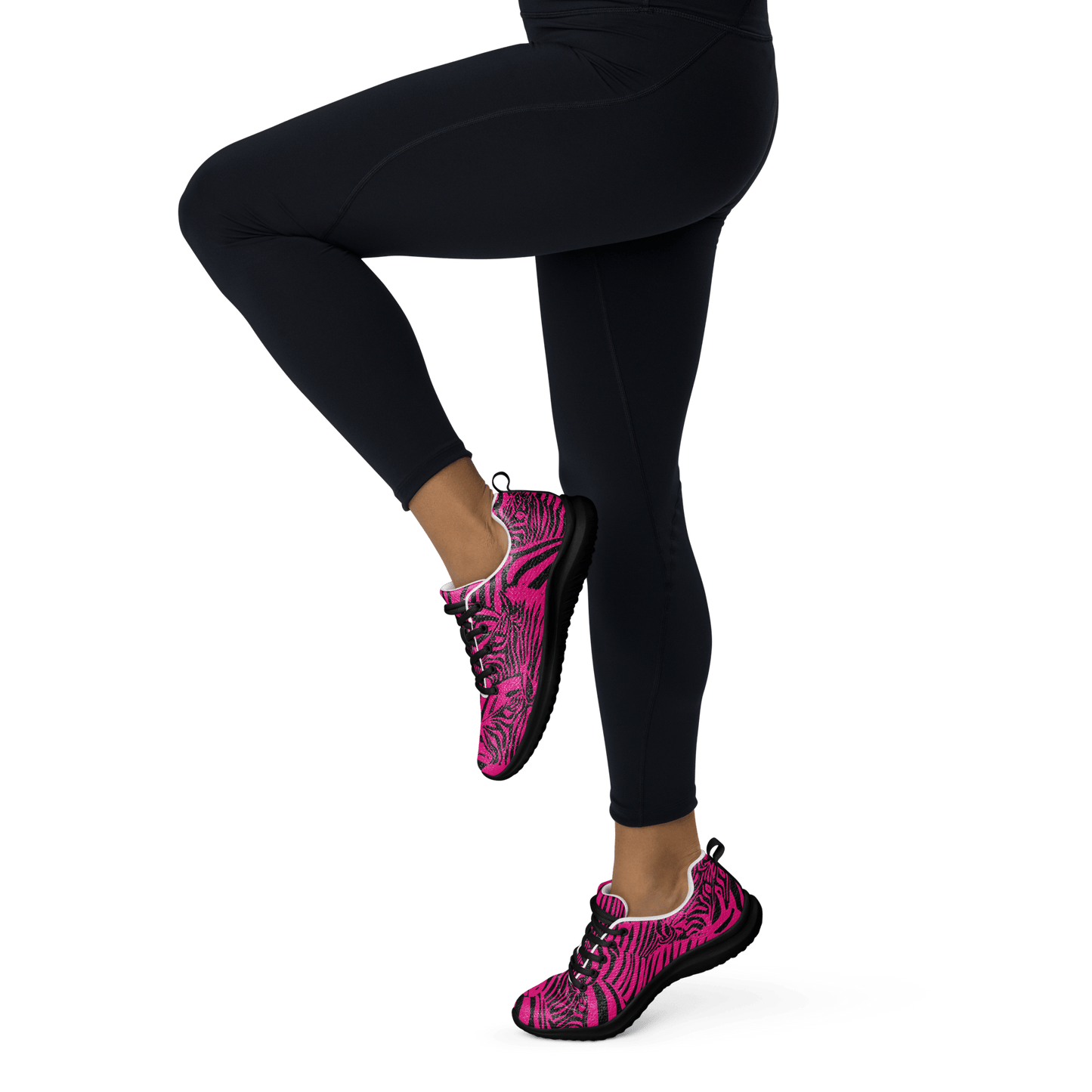 M.C. Escher Zebra Print Ladies Athletic Sneakers/Trainers - US 5 to 12 - Mooving Merch