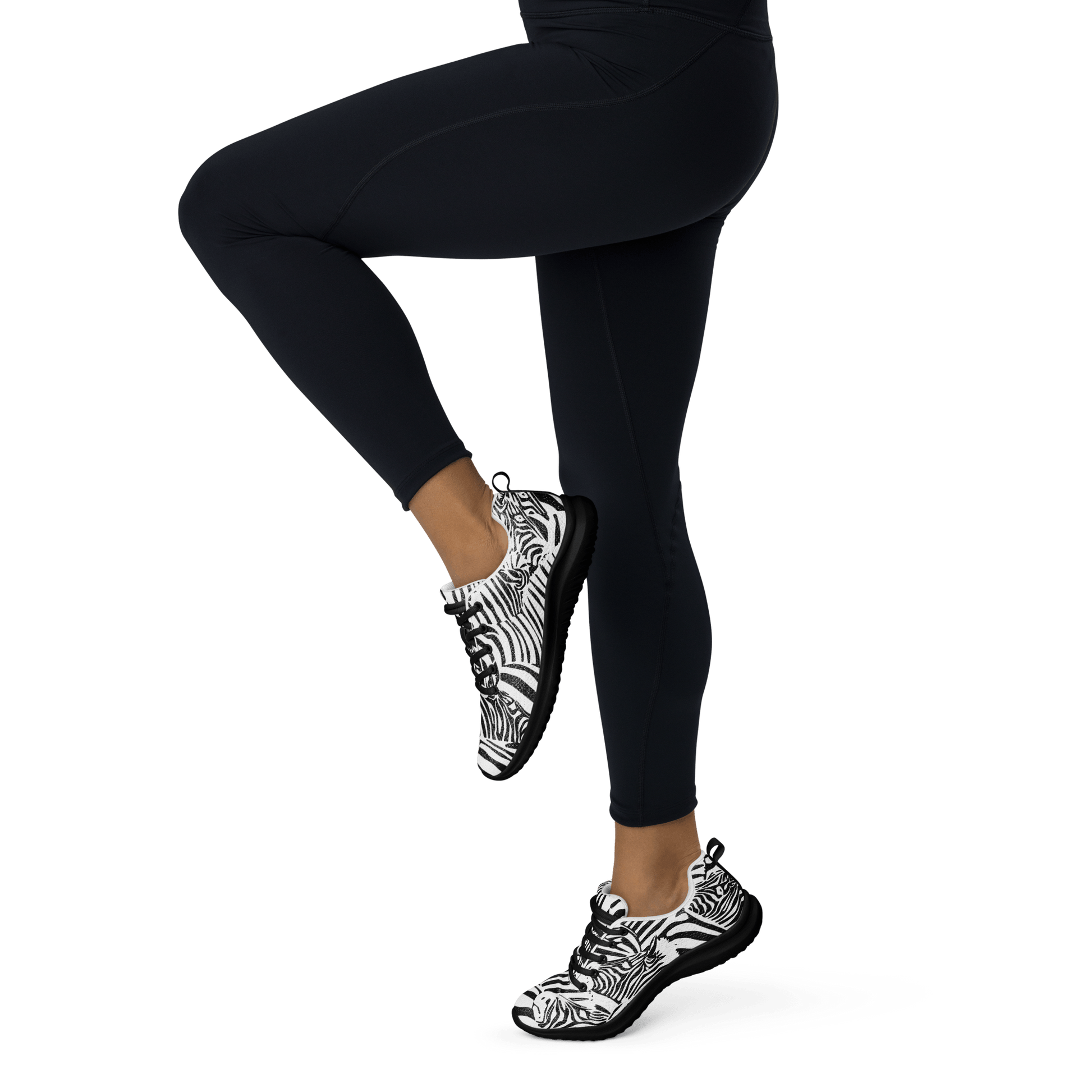 M.C. Escher Zebra Print Ladies Athletic Sneakers/Trainers - US 5 to 12 - Mooving Merch