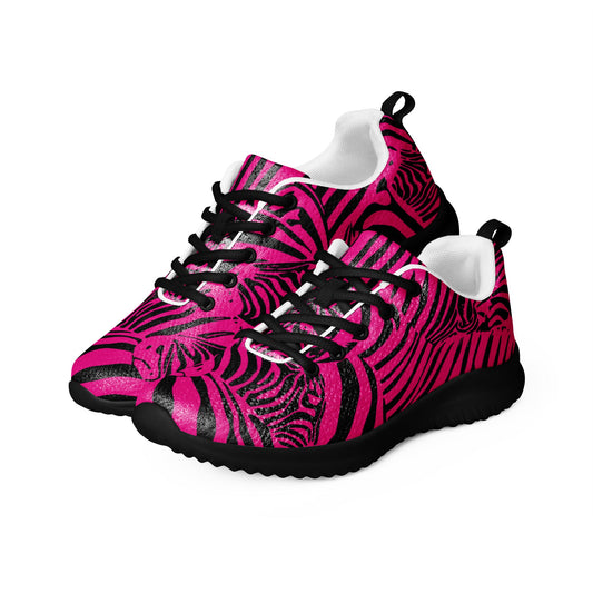 M.C. Escher Zebra Print Ladies Athletic Sneakers/Trainers - US 5 to 12 - Mooving Merch