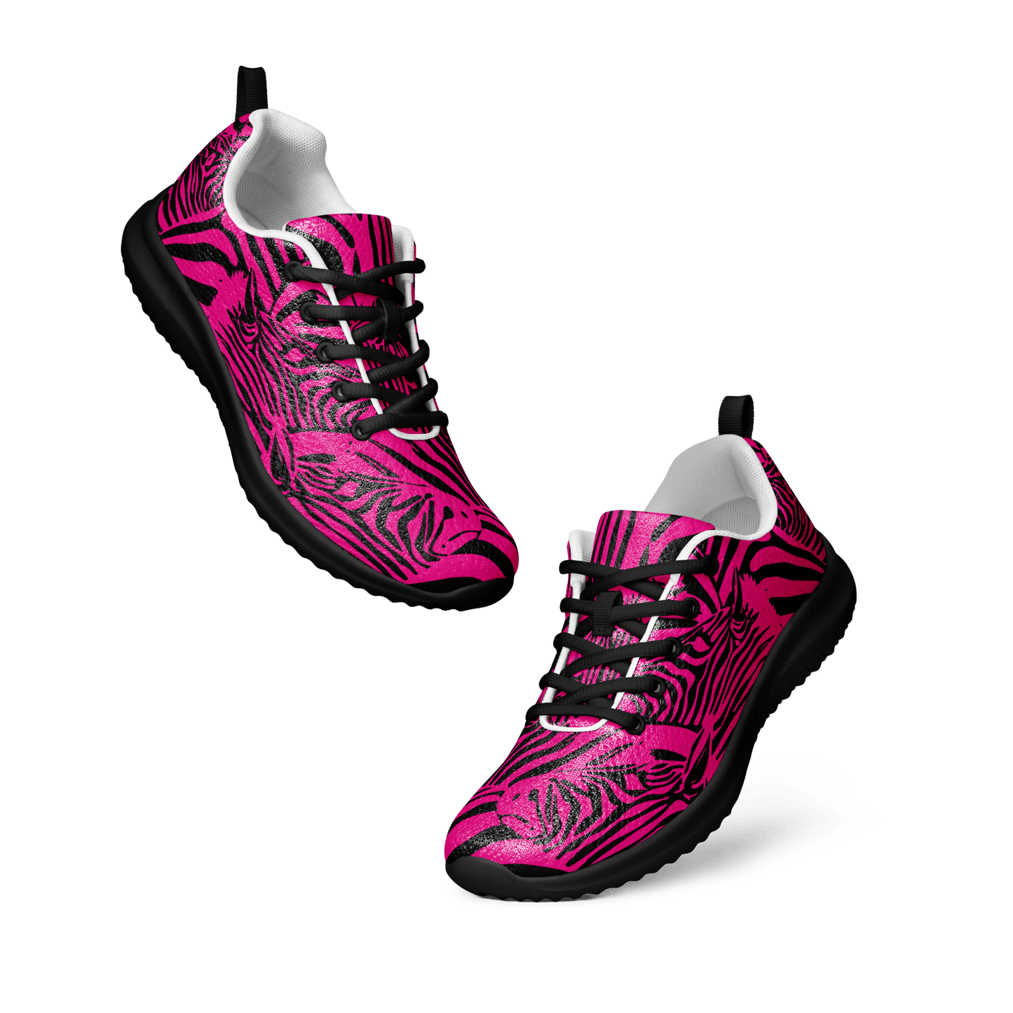 M.C. Escher Zebra Print Ladies Athletic Sneakers/Trainers - US 5 to 12 - Mooving Merch