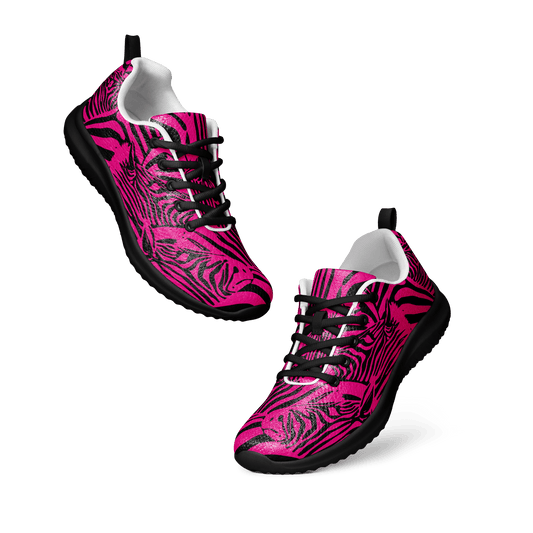 M.C. Escher Zebra Print Ladies Athletic Sneakers/Trainers - US 5 to 12 - Mooving Merch