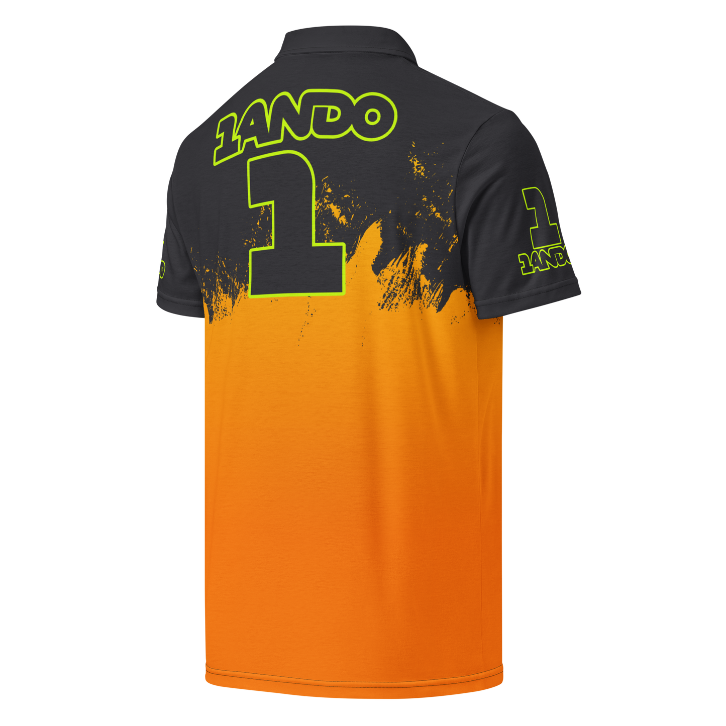 Lando Norris #1 McLaren F1 Racing Team Polo Shirt - Men's