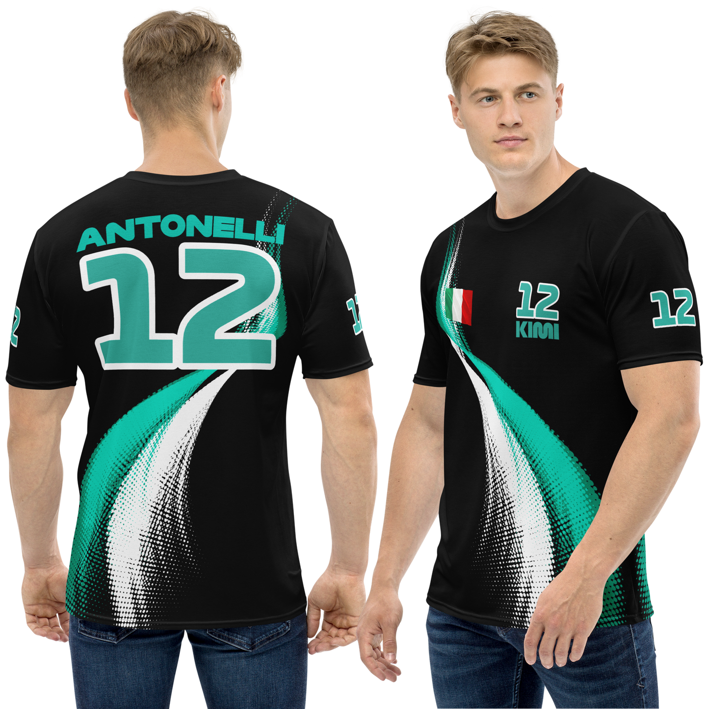 Kimi Antonelli 12 AMG Mercedes F1 Team T-Shirt - Men's