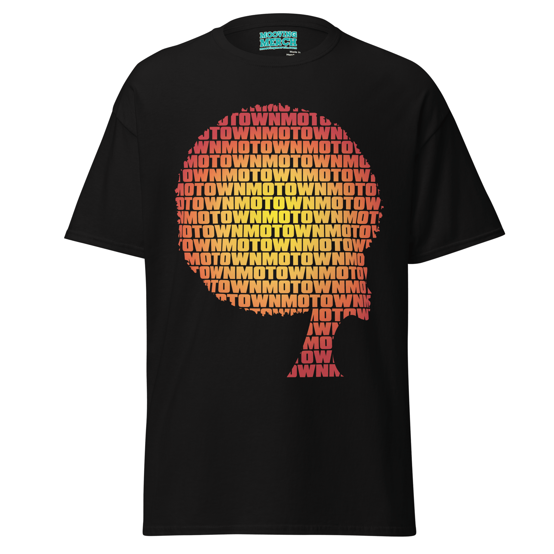 Motown Record Label Art T-Shirt - 10 Cols - Unisex S to 5XL - Mooving Merch