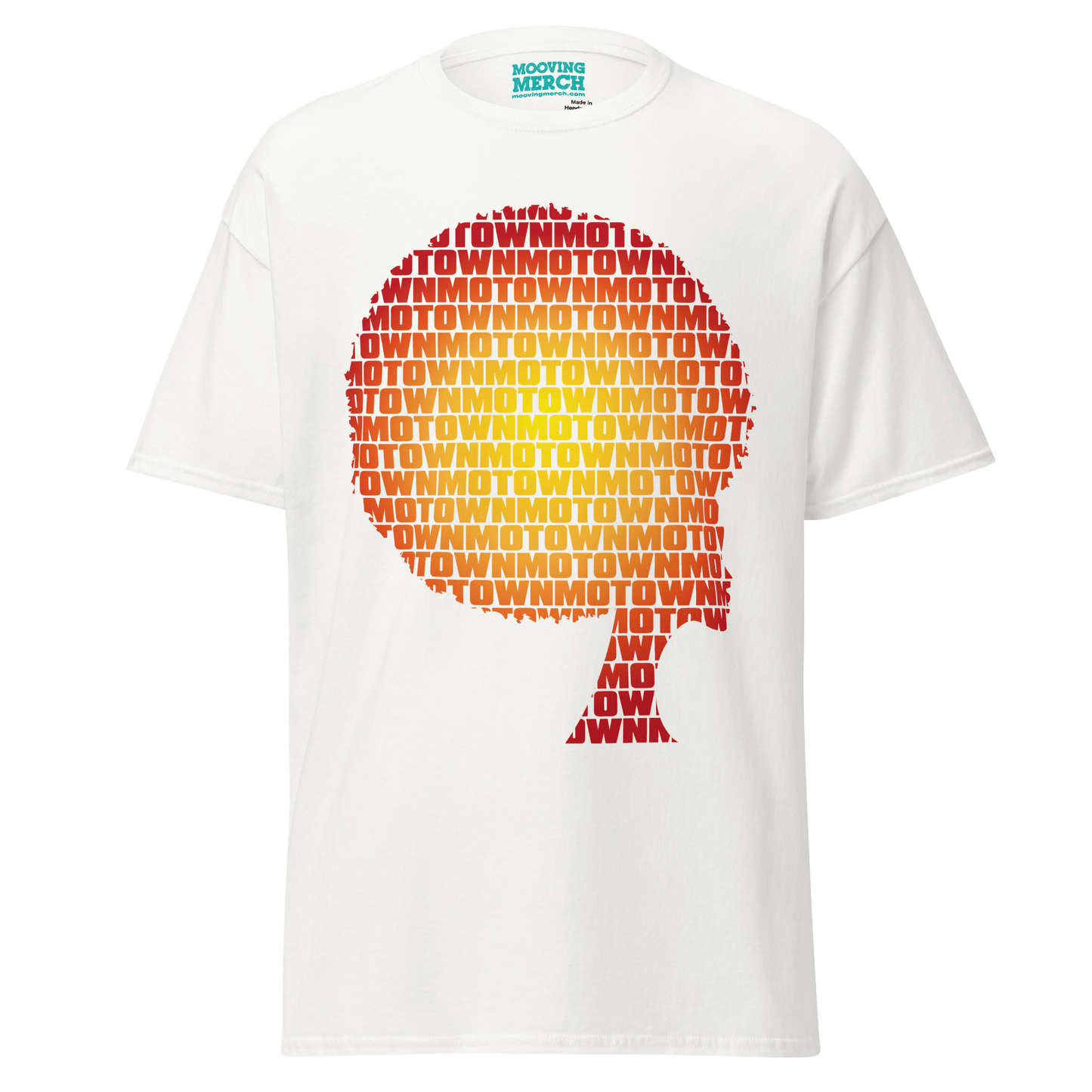 Motown Record Label Art T-Shirt - 10 Cols - Unisex S to 5XL - Mooving Merch