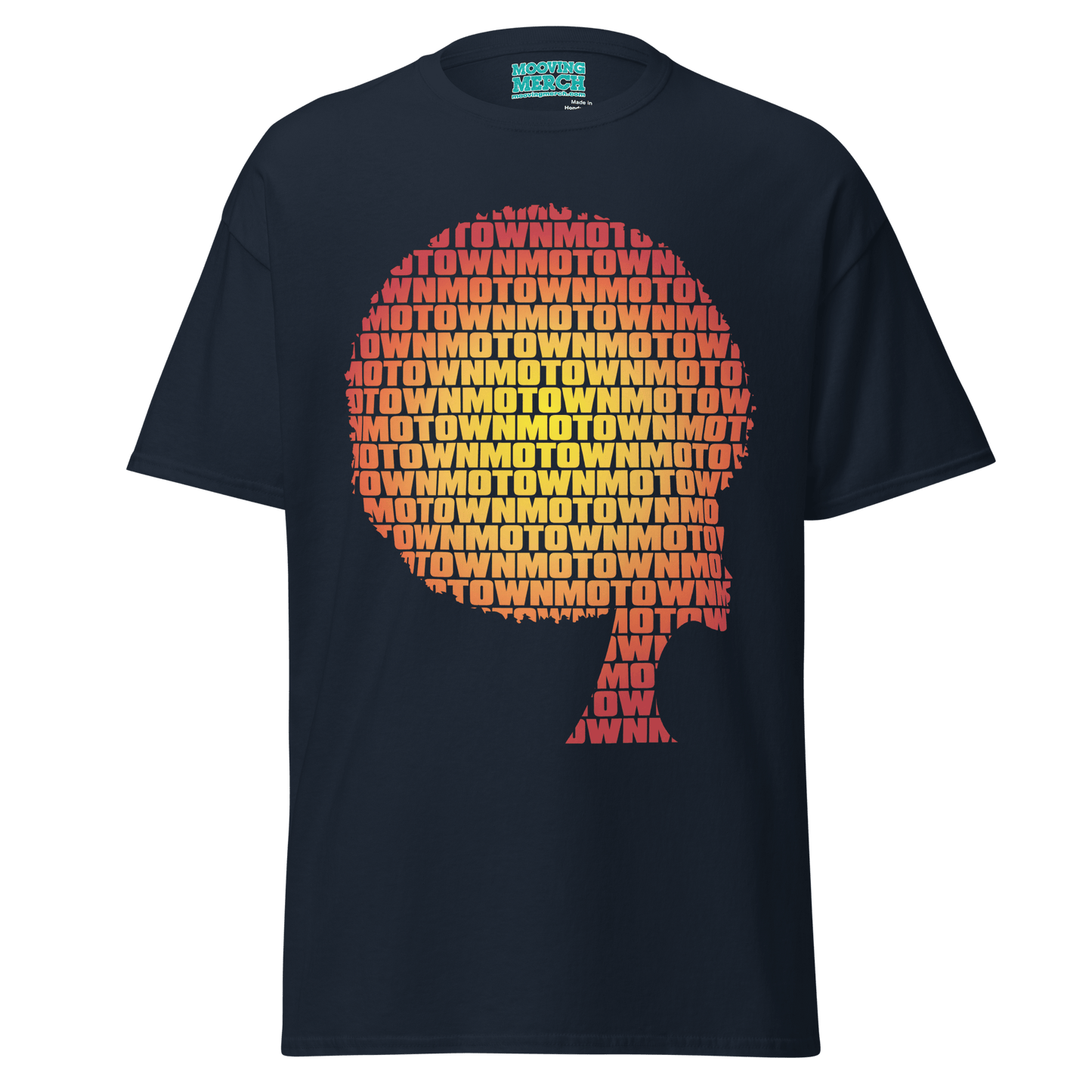 Motown Record Label Art T-Shirt - 10 Cols - Unisex S to 5XL - Mooving Merch