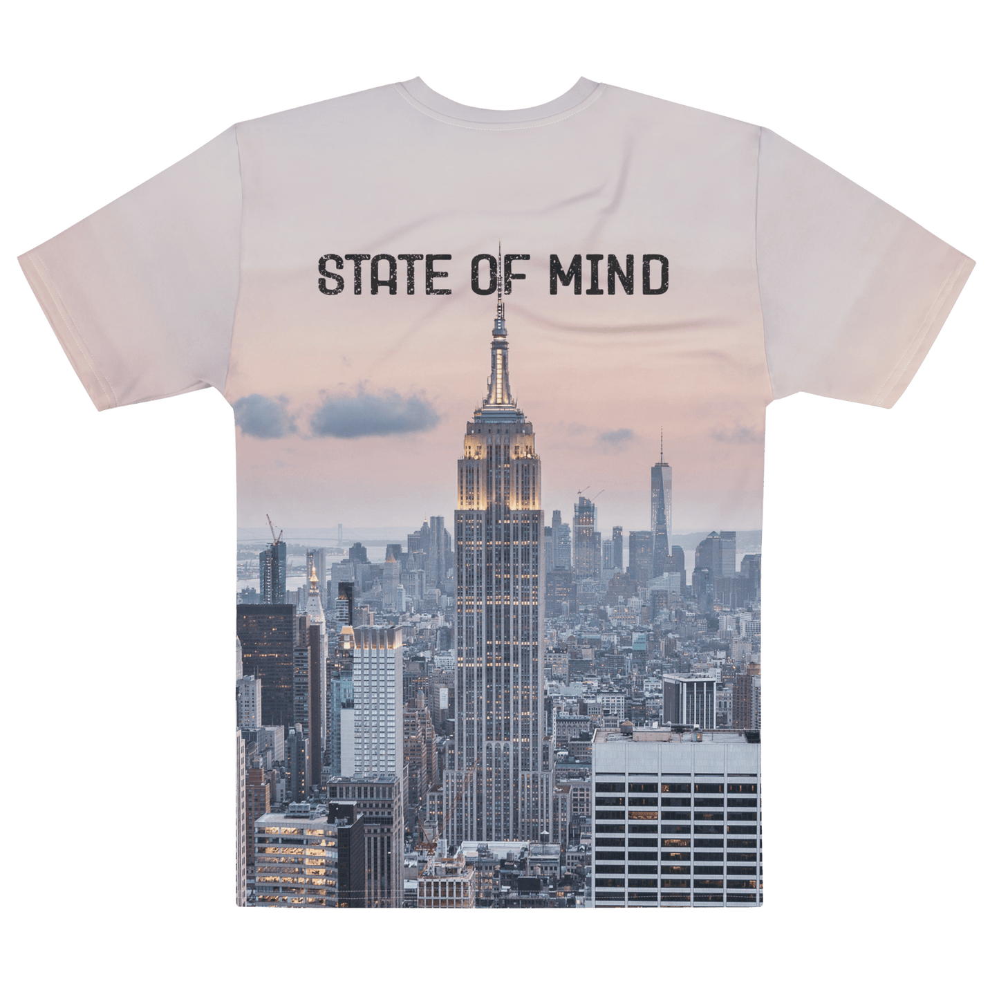 New York City Empire State All - Over - Print COTTON T-Shirt - Men's - Mooving Merch