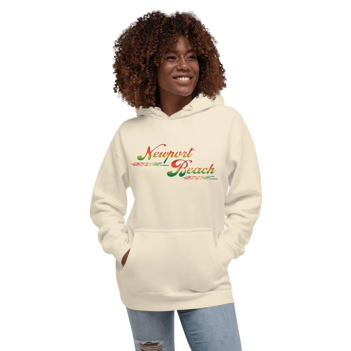 Newport Beach / Balboa Peninsula Surf Hoodie - Unisex - Mooving Merch