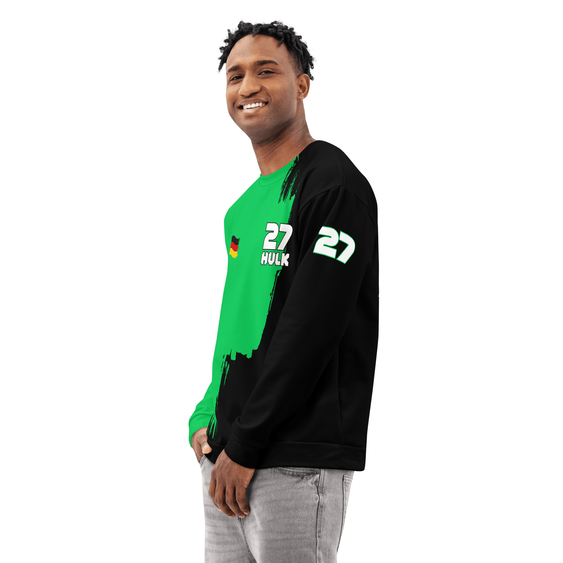 Nico Hulkenberg 27 Kick Formula Racing Team Cotton Sweatshirt - Unisex - Mooving Merch