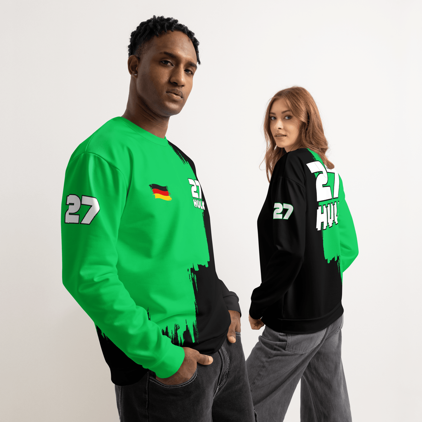 Nico Hulkenberg 27 Kick Formula Racing Team Cotton Sweatshirt - Unisex - Mooving Merch