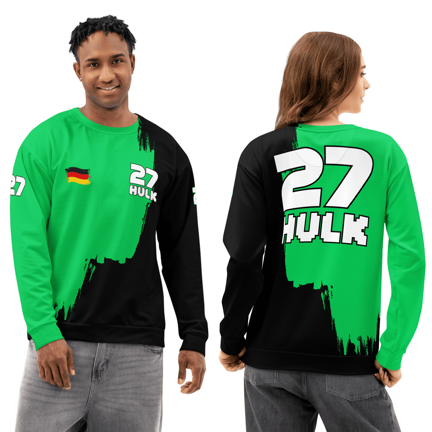 Nico Hulkenberg 27 Kick Formula Racing Team Cotton Sweatshirt - Unisex - Mooving Merch