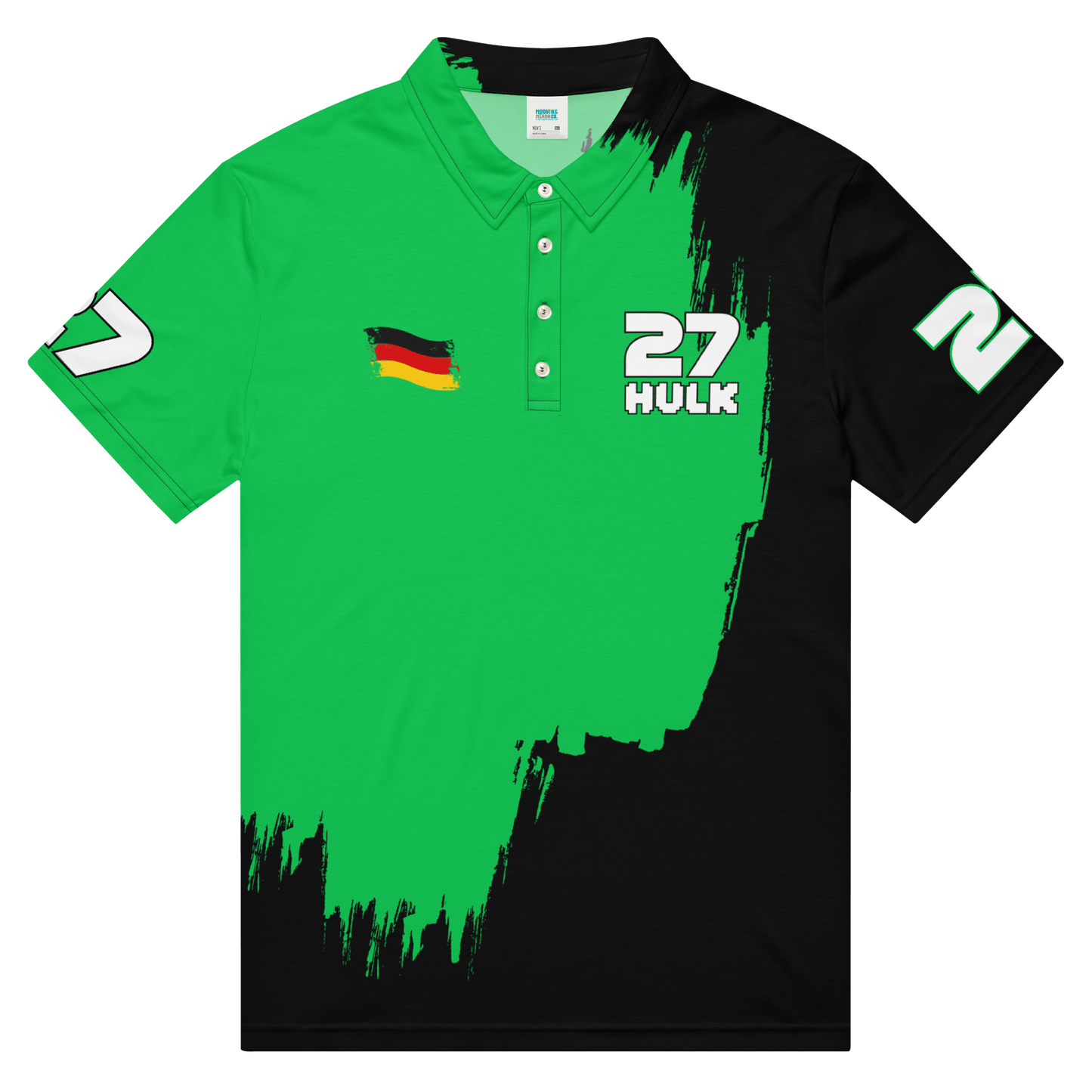 Nico Hulkenberg 27 Racing Team Polo Shirt - Men's XS to 3XL - Mooving Merch