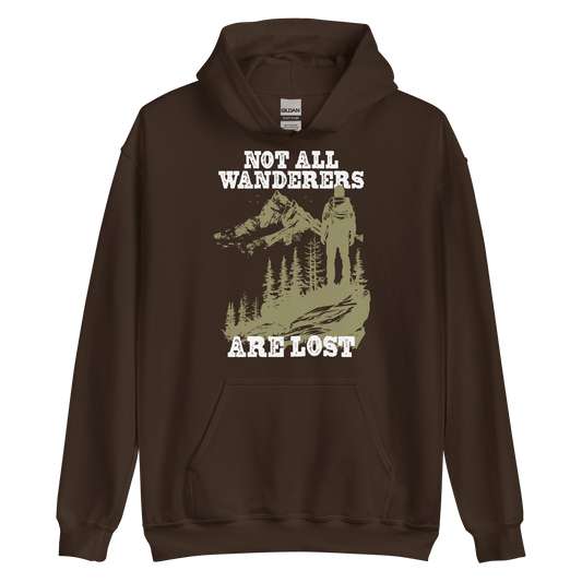 Not All Wanderers Are Lost Travel Hoodie - 9 Colours - S to 5XL - Mooving Merch