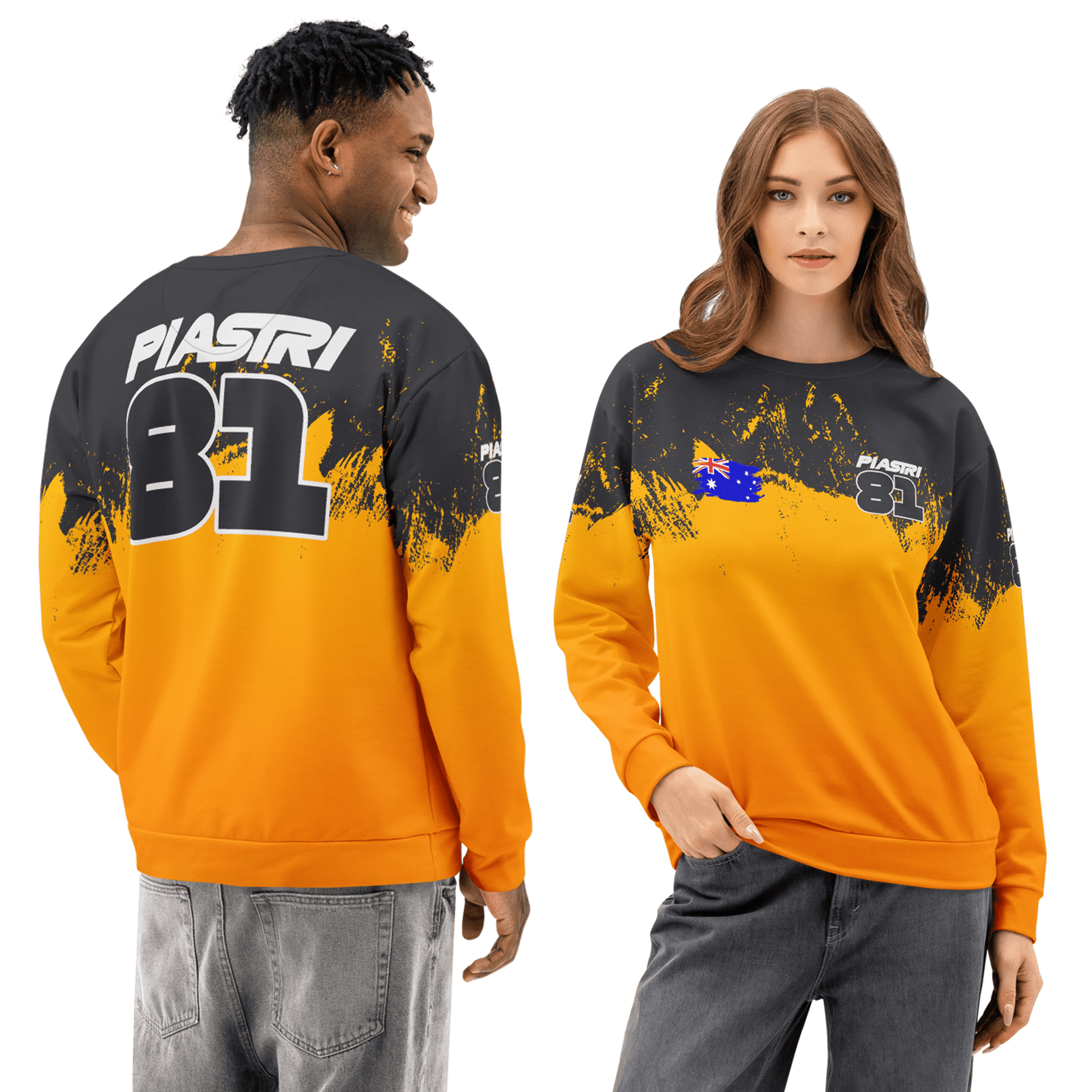 Oscar Piastri 81 Formula Racing Team COTTON Sweatshirt - Unisex - Mooving Merch