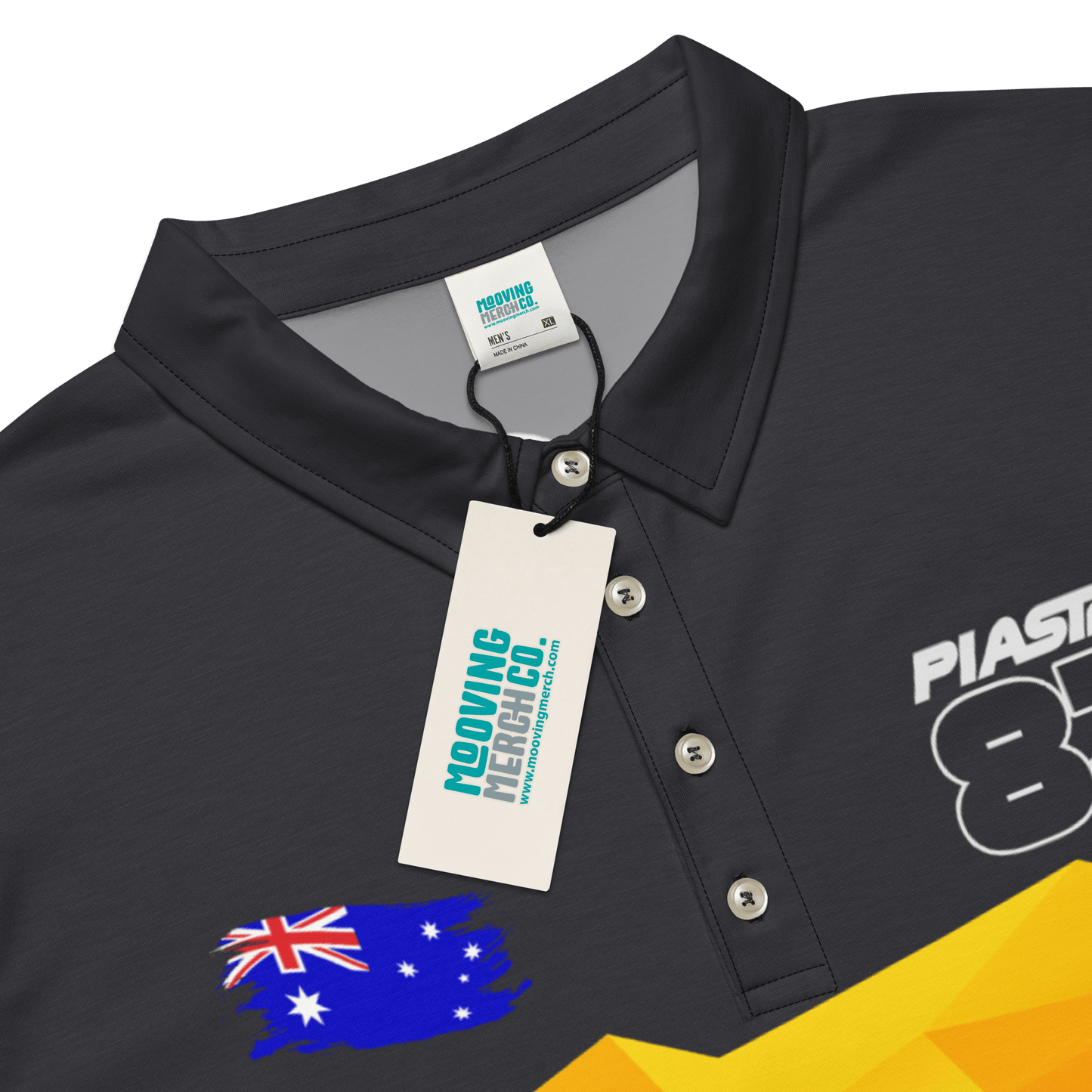 Oscar Piastri 81 Formula Racing Team Polo Shirt - Men's - Mooving Merch