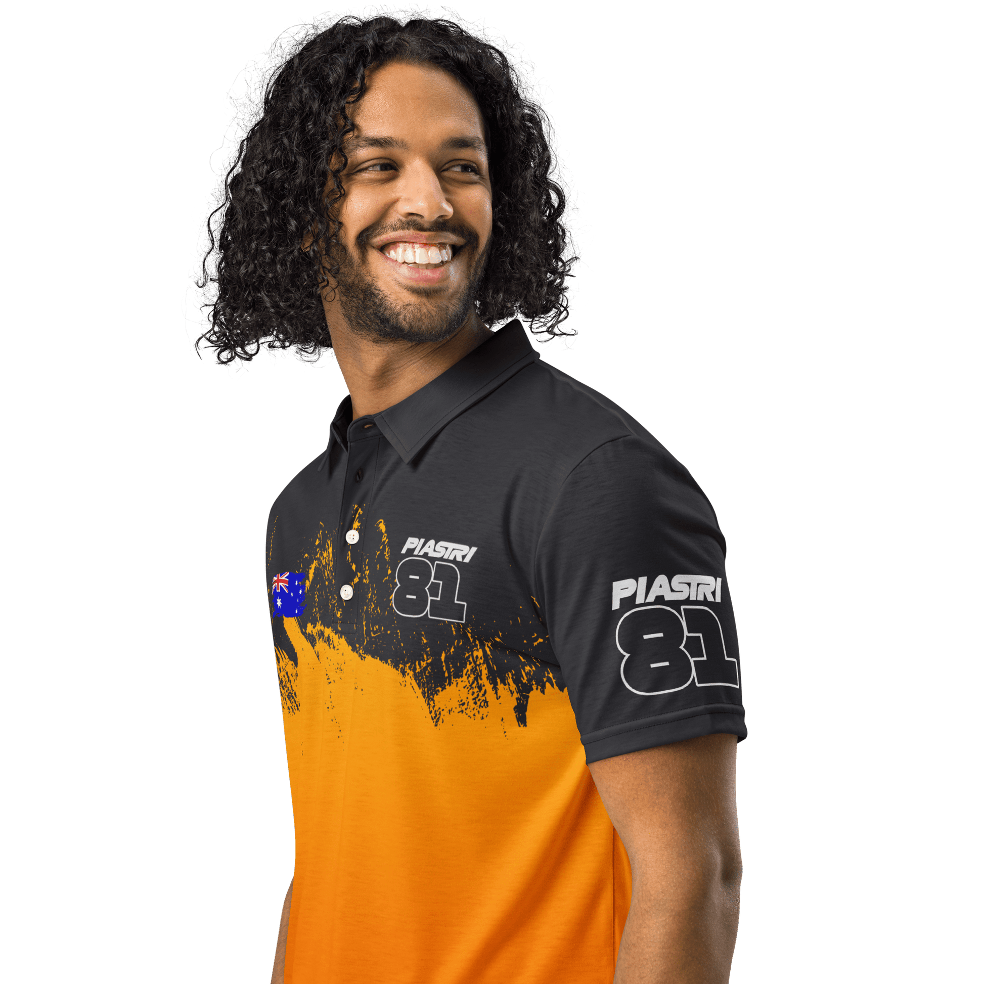 Oscar Piastri 81 Formula Racing Team Polo Shirt - Men's - Mooving Merch