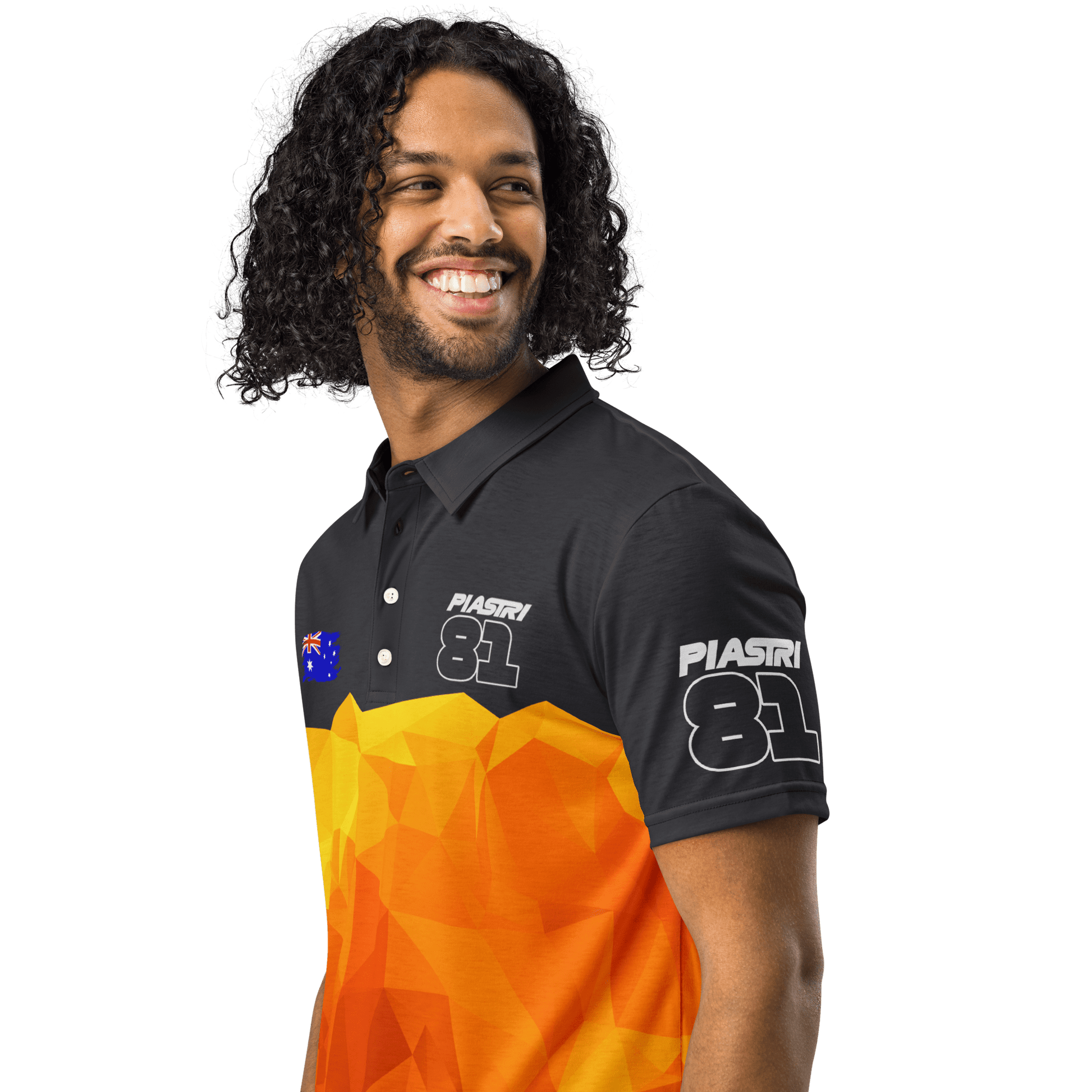 Oscar Piastri 81 Formula Racing Team Polo Shirt - Men's - Mooving Merch