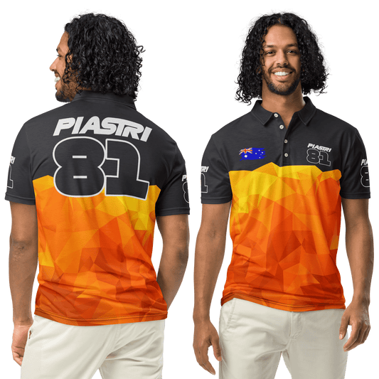 Oscar Piastri 81 Formula Racing Team Polo Shirt - Men's - Mooving Merch