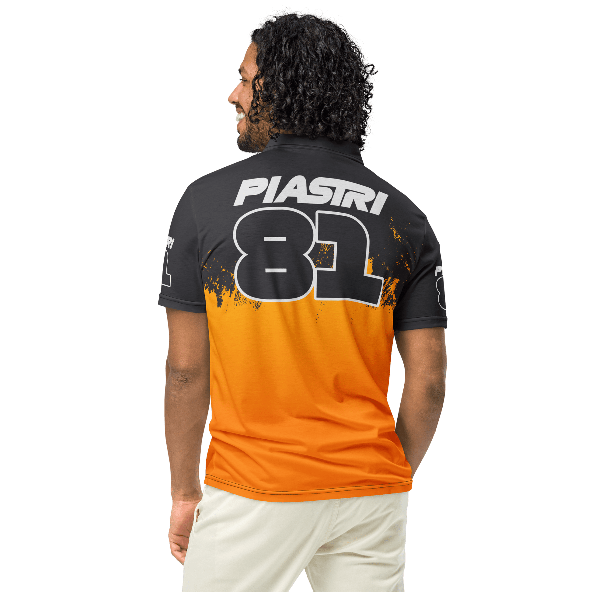 Oscar Piastri 81 Formula Racing Team Polo Shirt - Men's - Mooving Merch