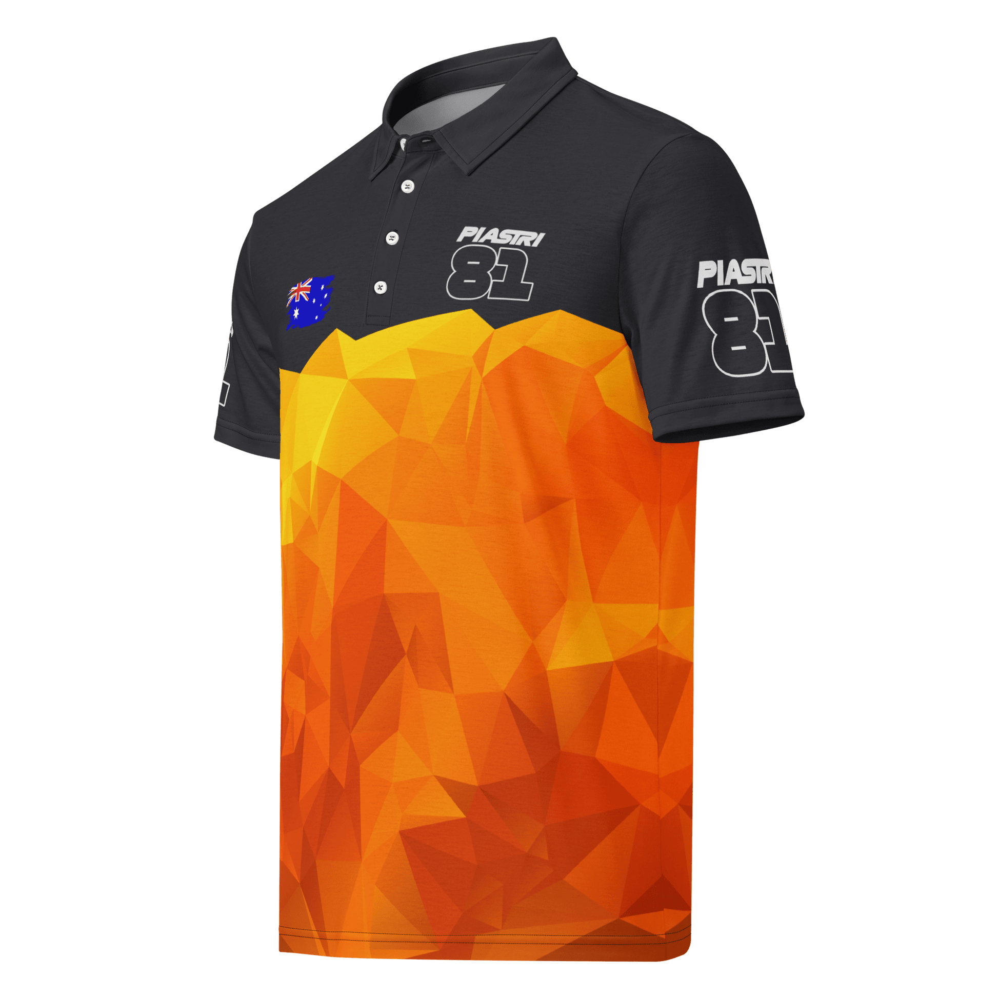 Oscar Piastri 81 Formula Racing Team Polo Shirt - Men's - Mooving Merch