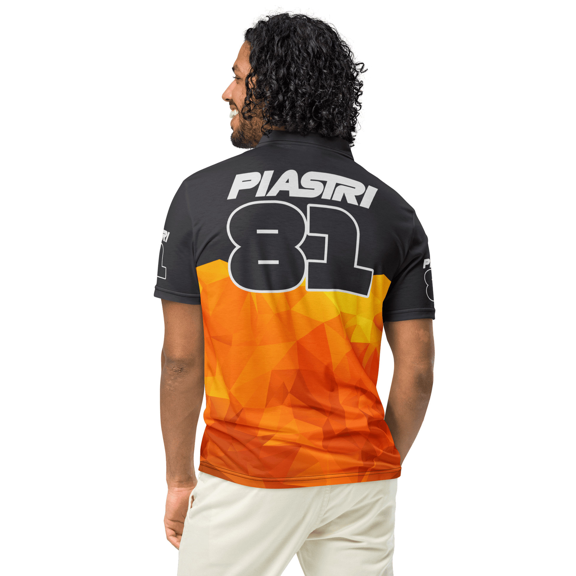 Oscar Piastri 81 Formula Racing Team Polo Shirt - Men's - Mooving Merch