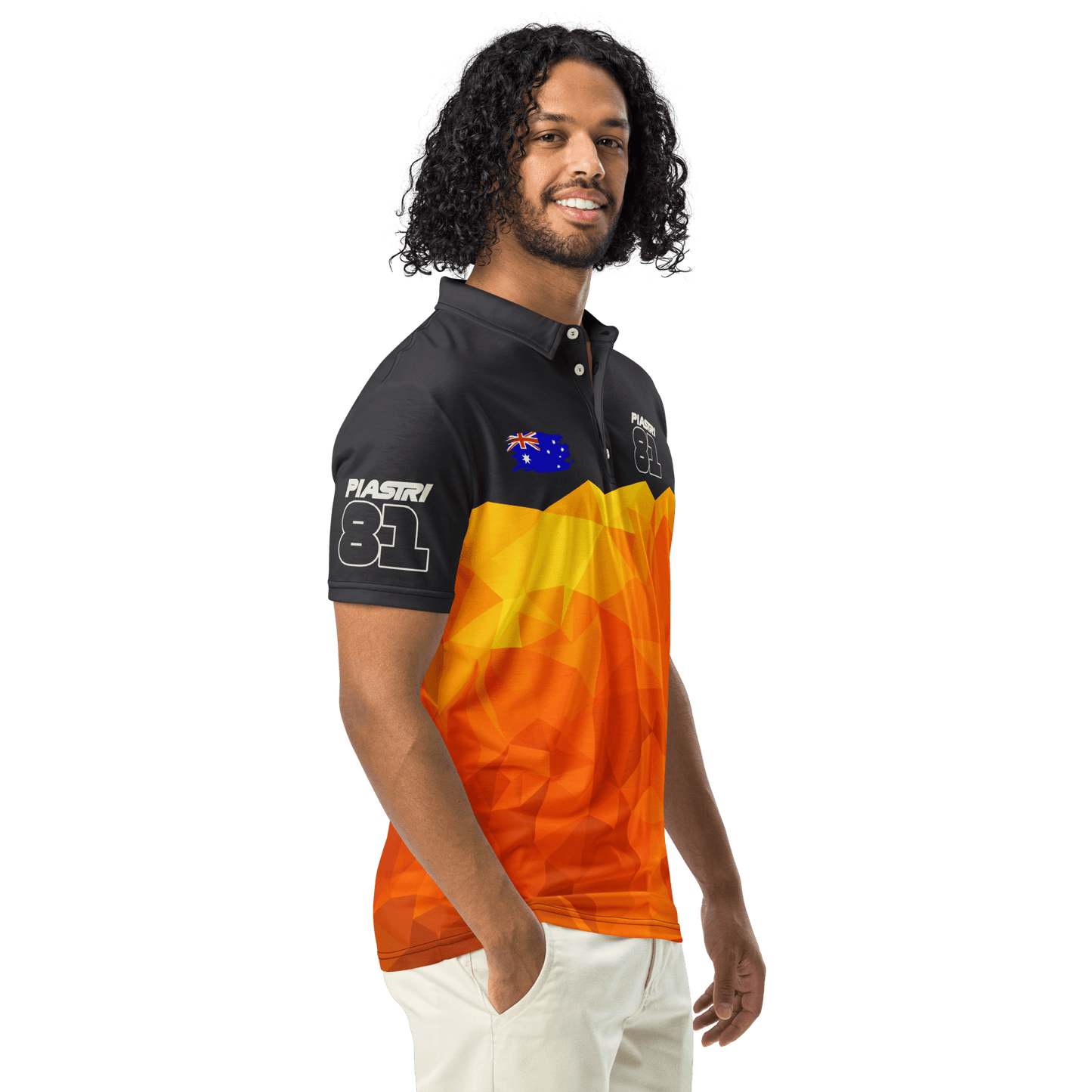 Oscar Piastri 81 Formula Racing Team Polo Shirt - Men's - Mooving Merch