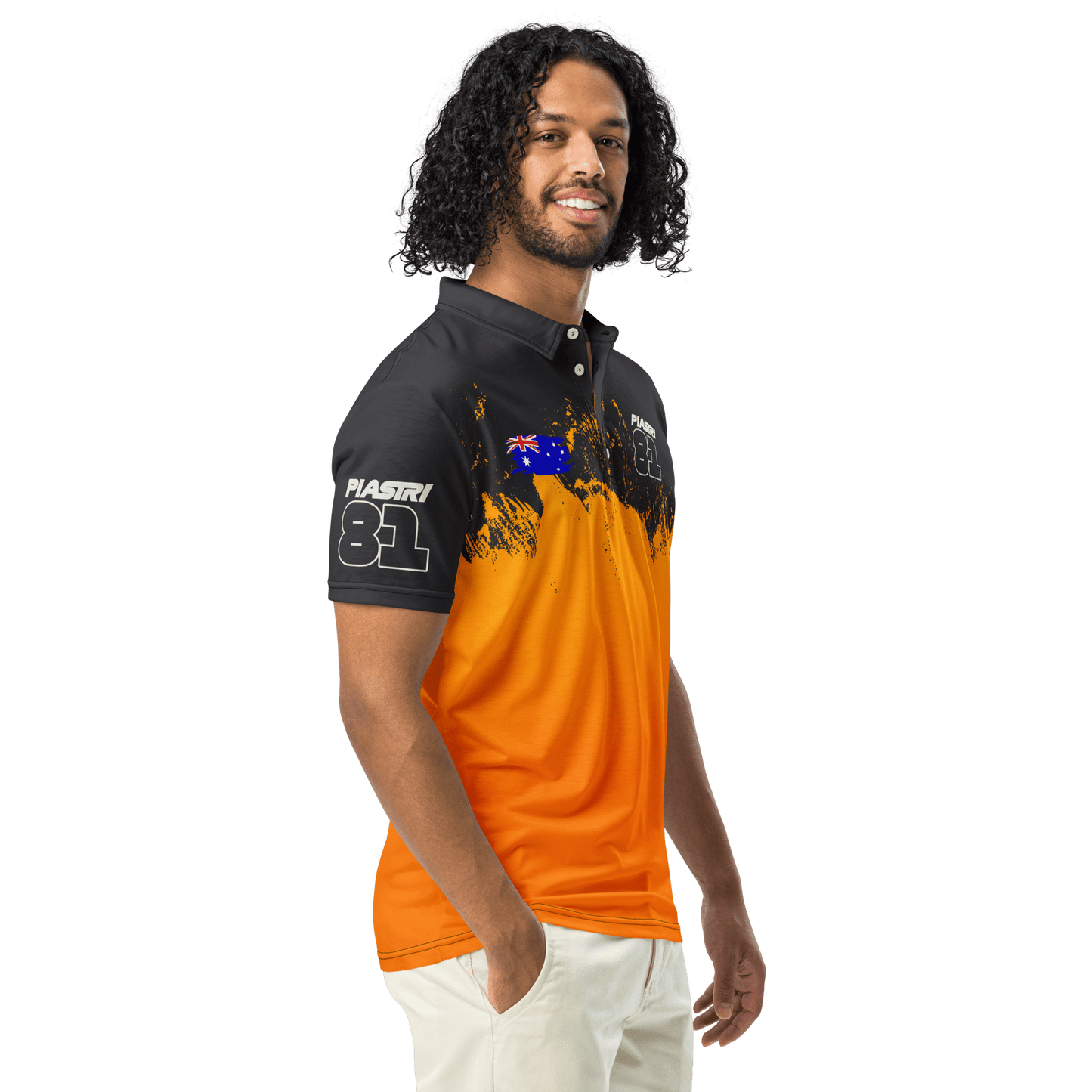 Oscar Piastri 81 Formula Racing Team Polo Shirt - Men's - Mooving Merch