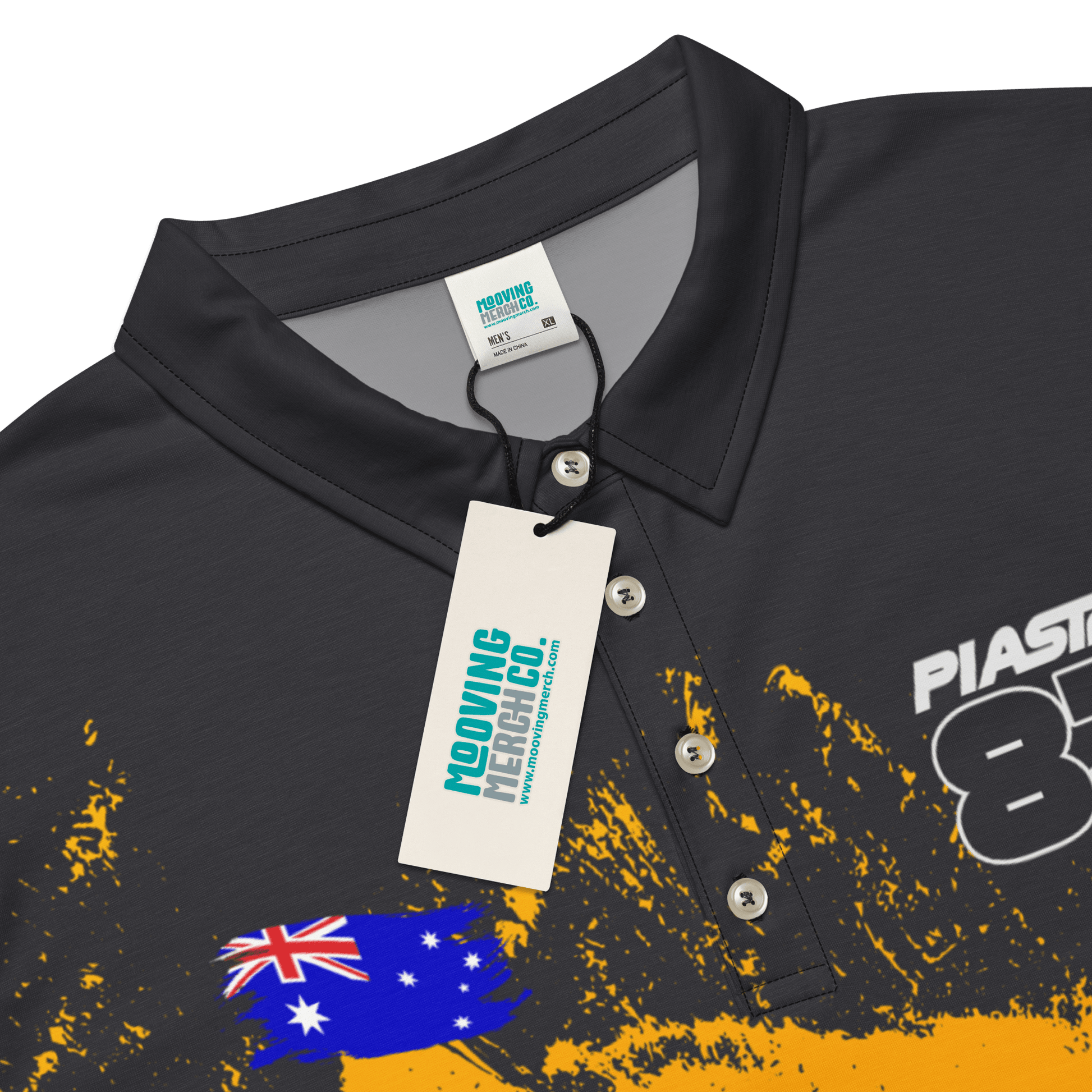 Oscar Piastri 81 Formula Racing Team Polo Shirt - Men's - Mooving Merch