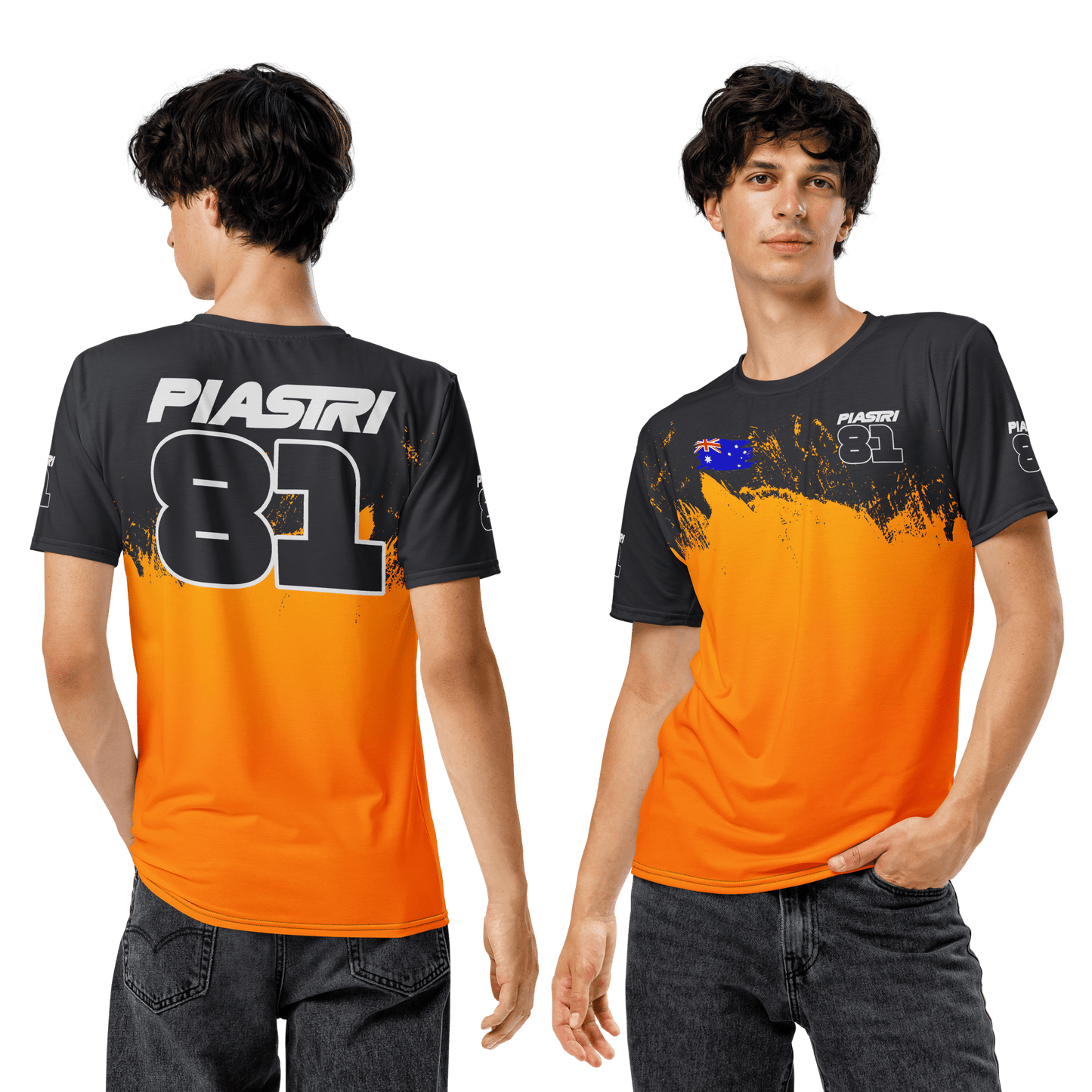 Oscar Piastri 81 Racing T-Shirt - Men's - XS - 2XL - Mooving Merch