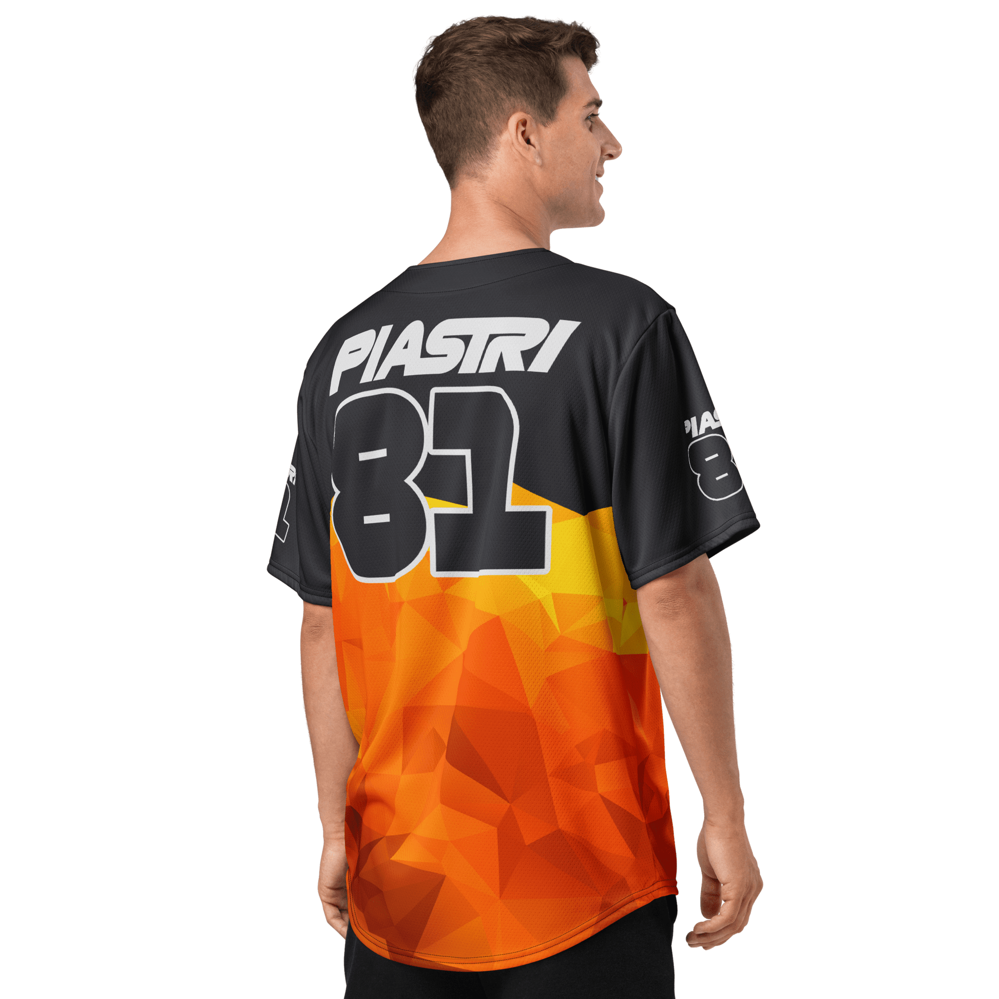 Oscar Piastri 81 Racing Team Baseball Jersey - Unisex - 2XS to 6XL - Mooving Merch