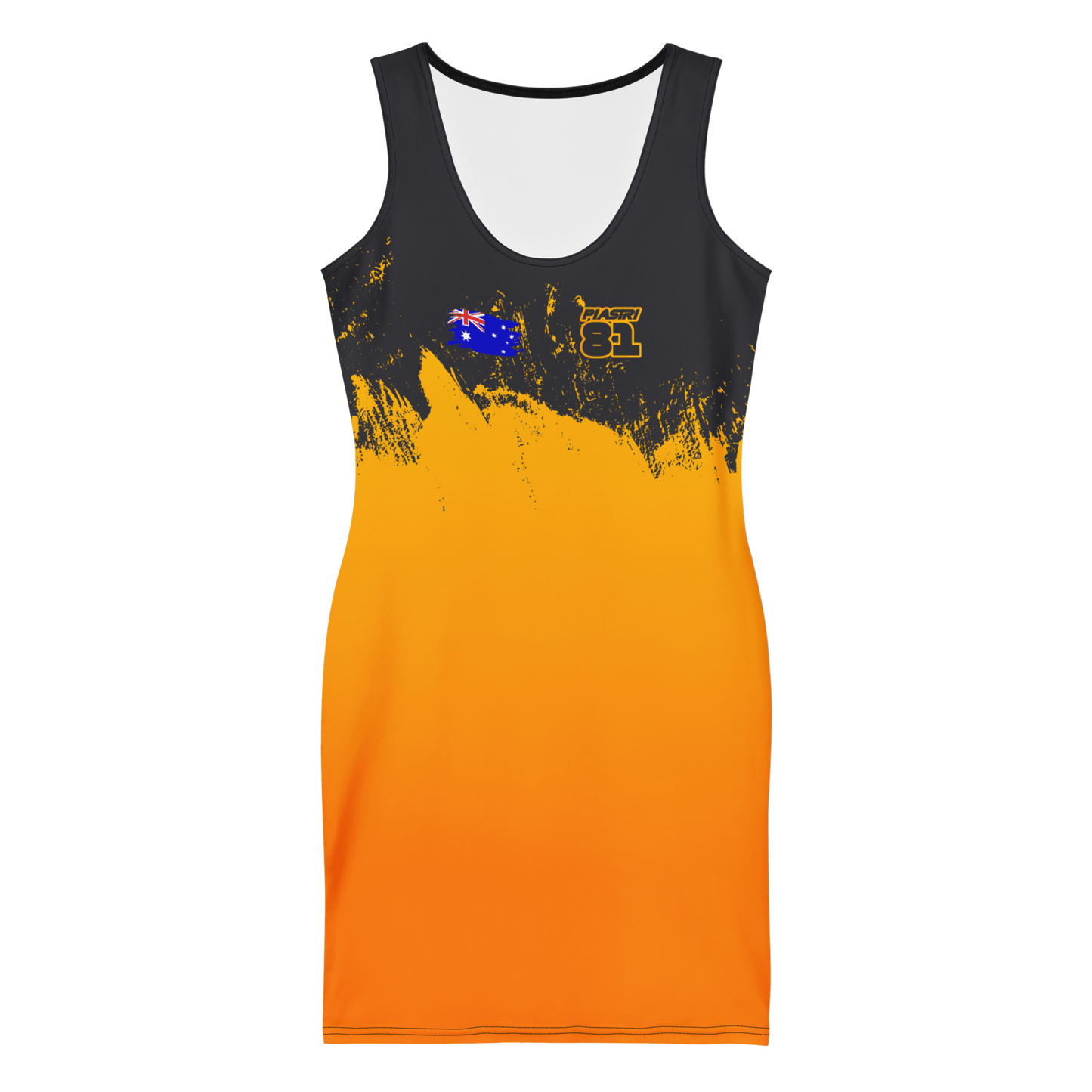 Oscar Piastri 81 Racing Team Bodycon Dress - XS to XL - Mooving Merch