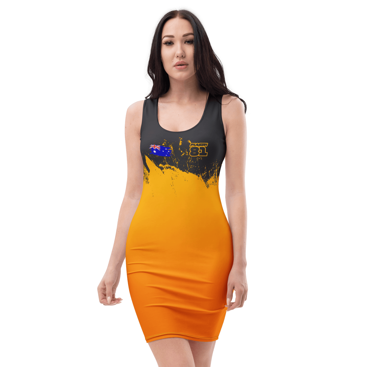 Oscar Piastri 81 Racing Team Bodycon Dress - XS to XL - Mooving Merch