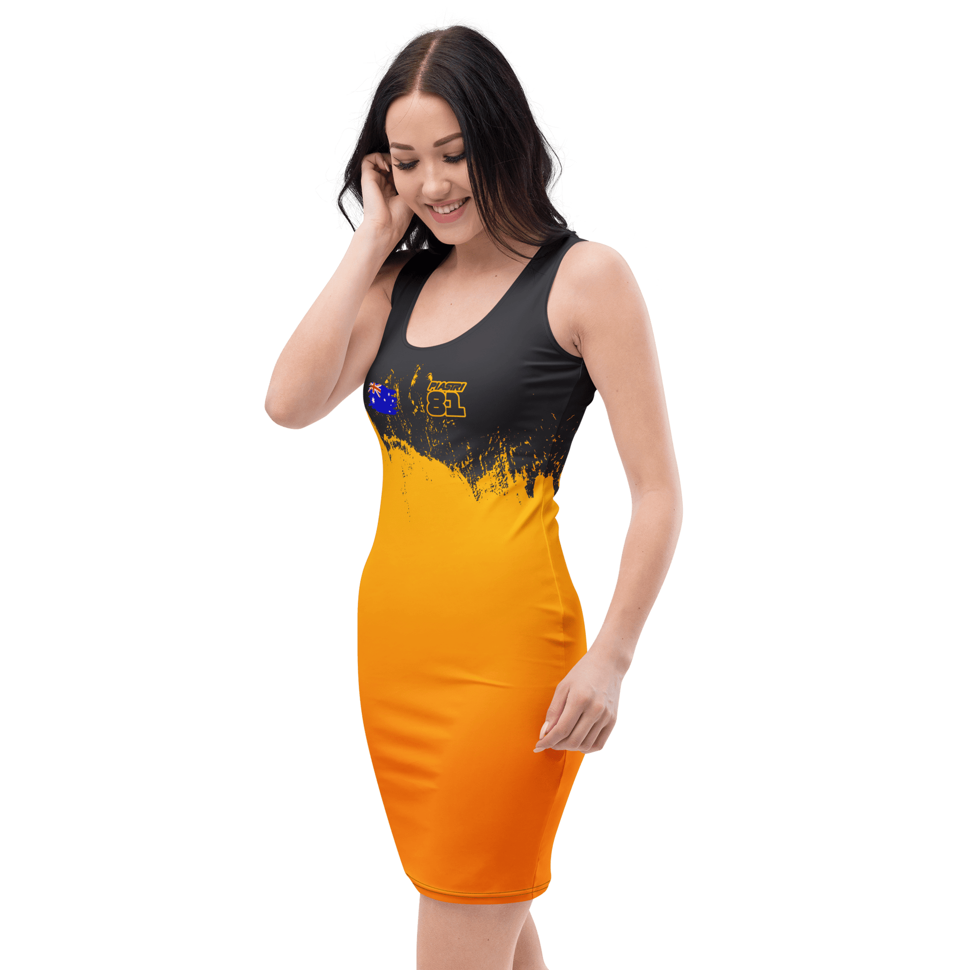 Oscar Piastri 81 Racing Team Bodycon Dress - XS to XL - Mooving Merch