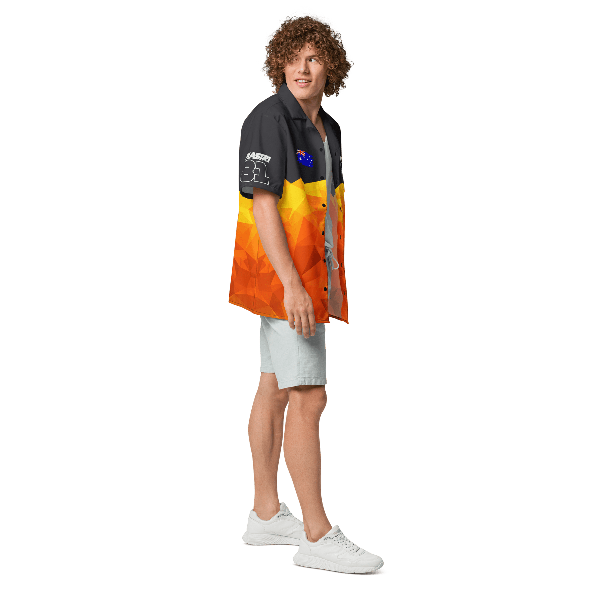 Oscar Piastri 81 Racing Team Button - Up Shirt - Unisex - 2XS to 6XL - Mooving Merch