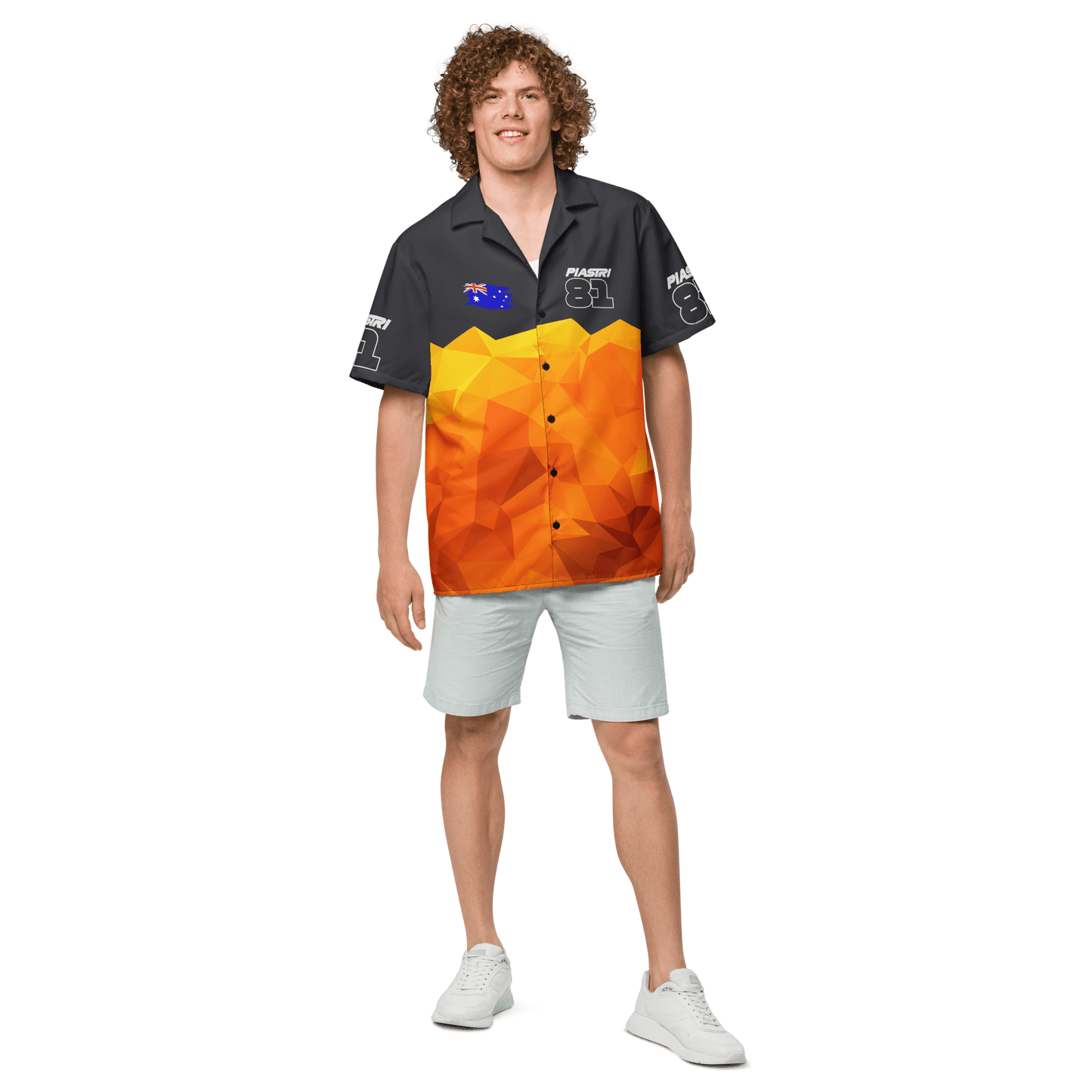 Oscar Piastri 81 Racing Team Button - Up Shirt - Unisex - 2XS to 6XL - Mooving Merch