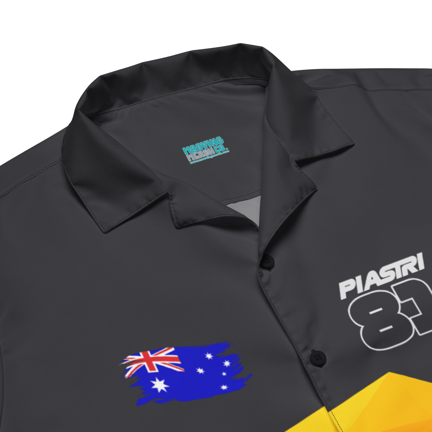Oscar Piastri 81 Racing Team Button - Up Shirt - Unisex - 2XS to 6XL - Mooving Merch