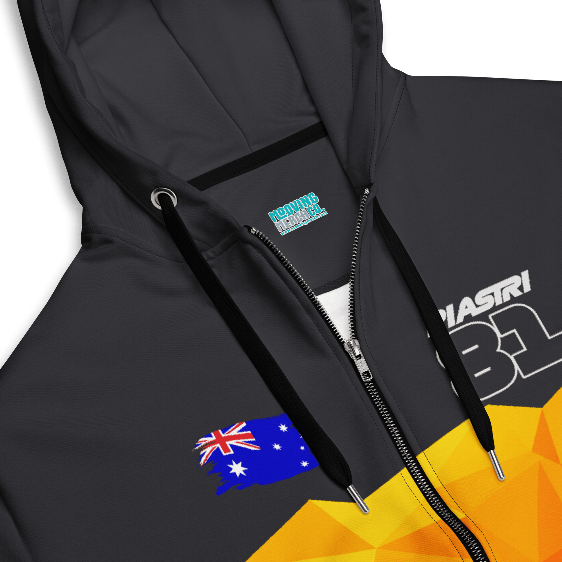 Oscar Piastri 81 Racing Team Zipped Hoodie - Unisex 2XS to 6XL - Mooving Merch