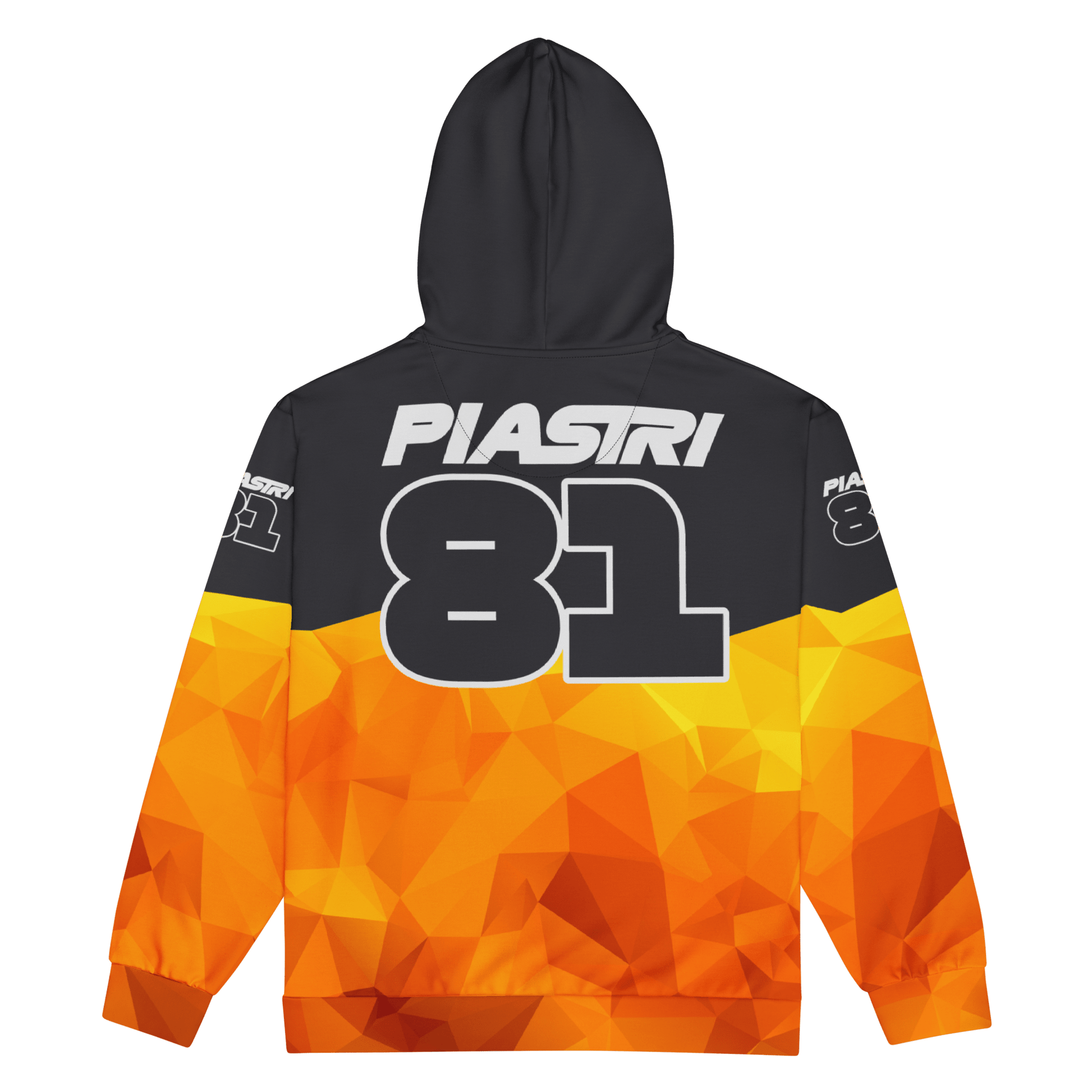 Oscar Piastri 81 Racing Team Zipped Hoodie - Unisex 2XS to 6XL - Mooving Merch