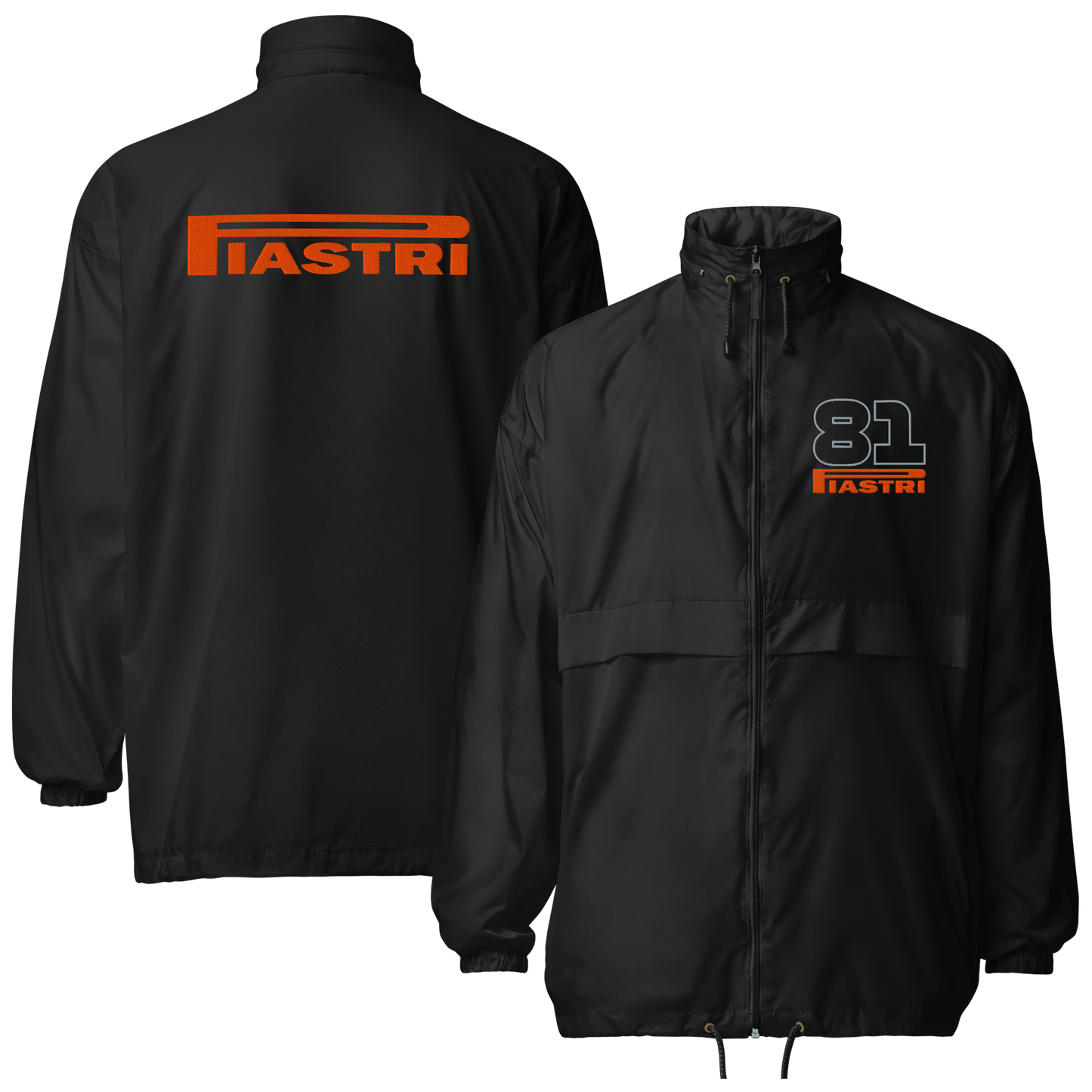 Oscar Piastri Embroidered Unisex Windbreaker - 3 Colors - Mooving Merch