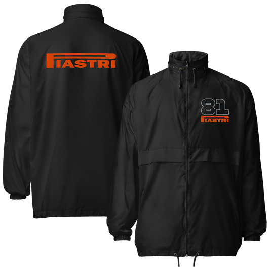 Oscar Piastri Embroidered Unisex Windbreaker - 3 Colors - Mooving Merch