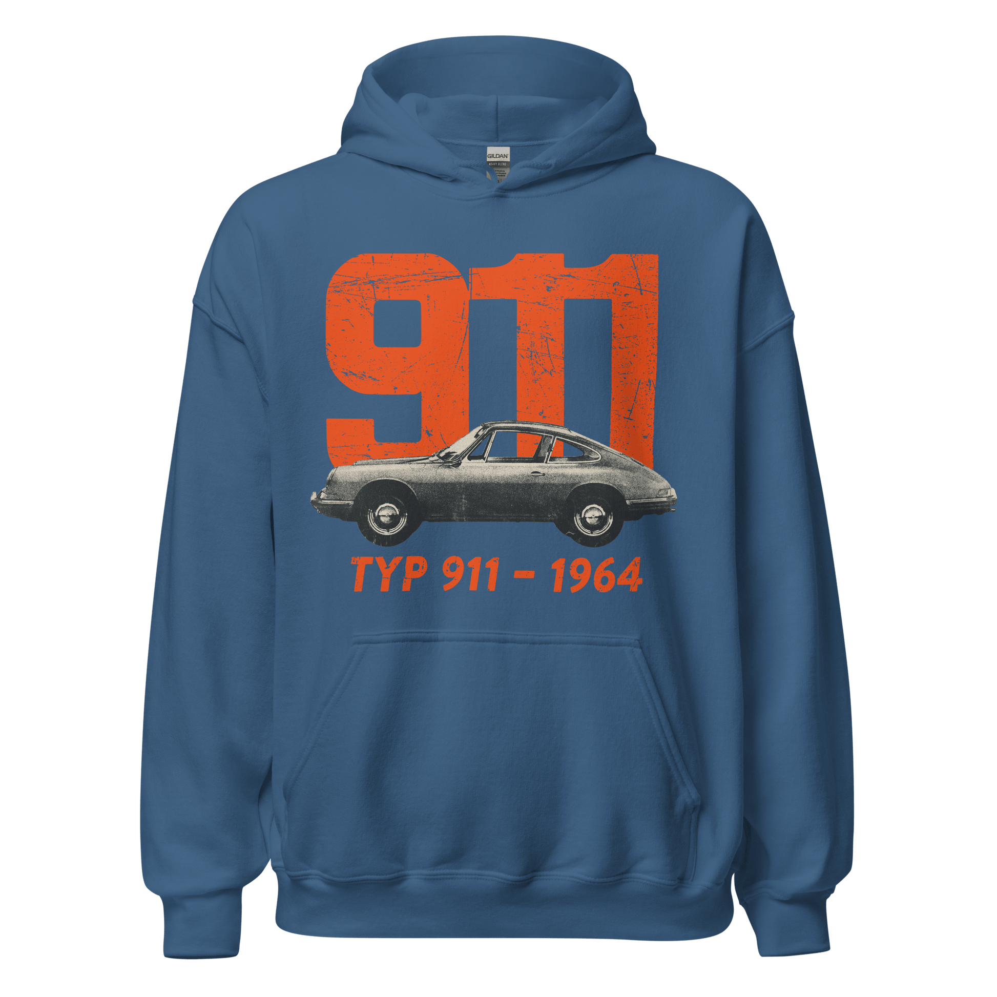 Porsche 911 Retro/Vintage Hoodie - 10 Colours - Unisex - Mooving Merch