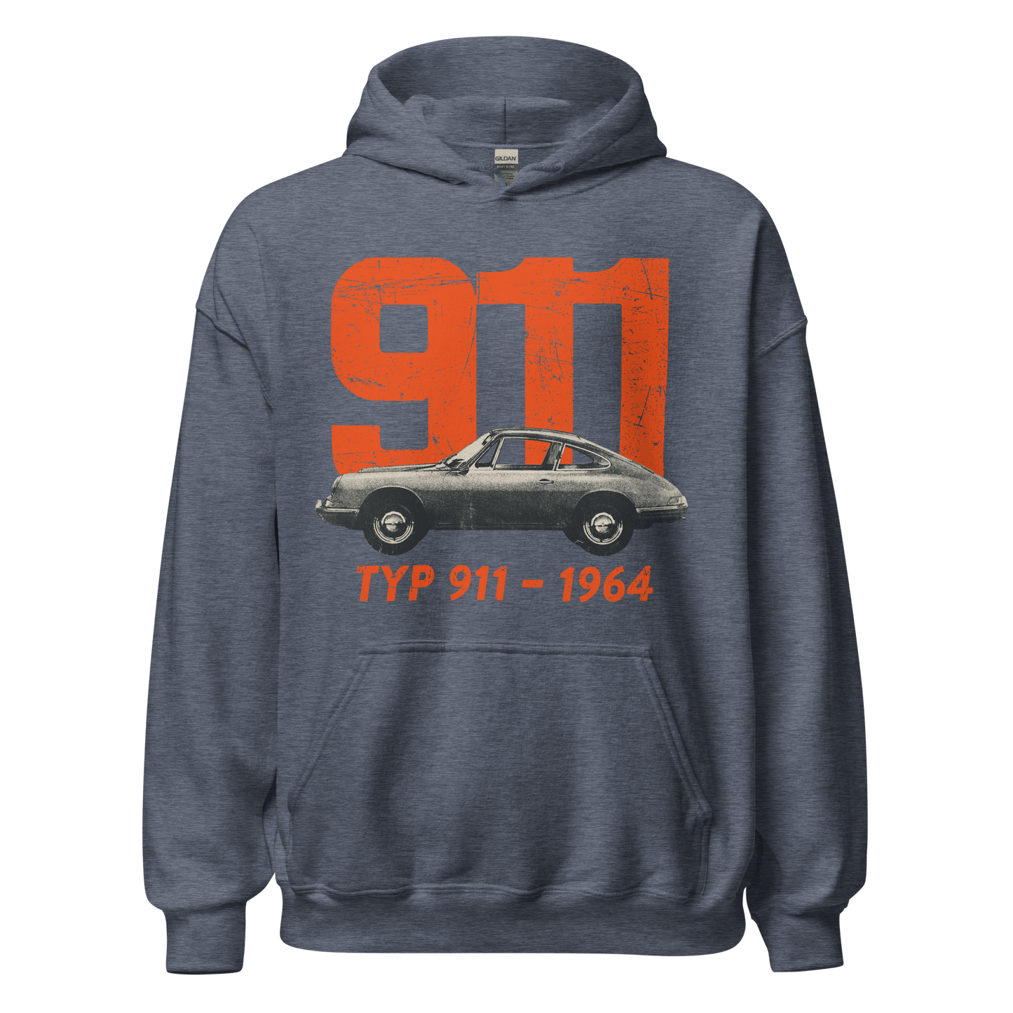 Porsche 911 Retro/Vintage Hoodie - 10 Colours - Unisex - Mooving Merch
