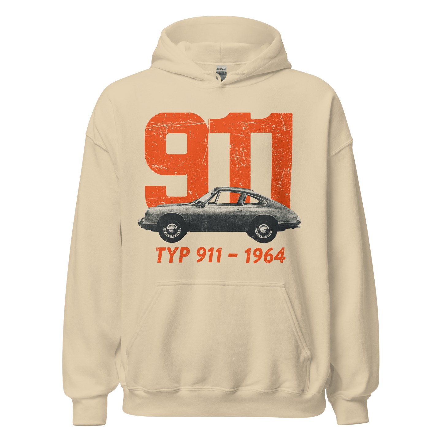 Porsche 911 Retro/Vintage Hoodie - 10 Colours - Unisex - Mooving Merch