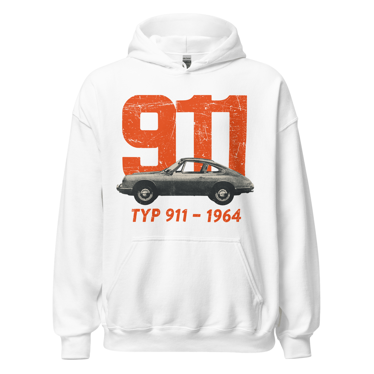 Porsche 911 Retro/Vintage Hoodie - 10 Colours - Unisex - Mooving Merch