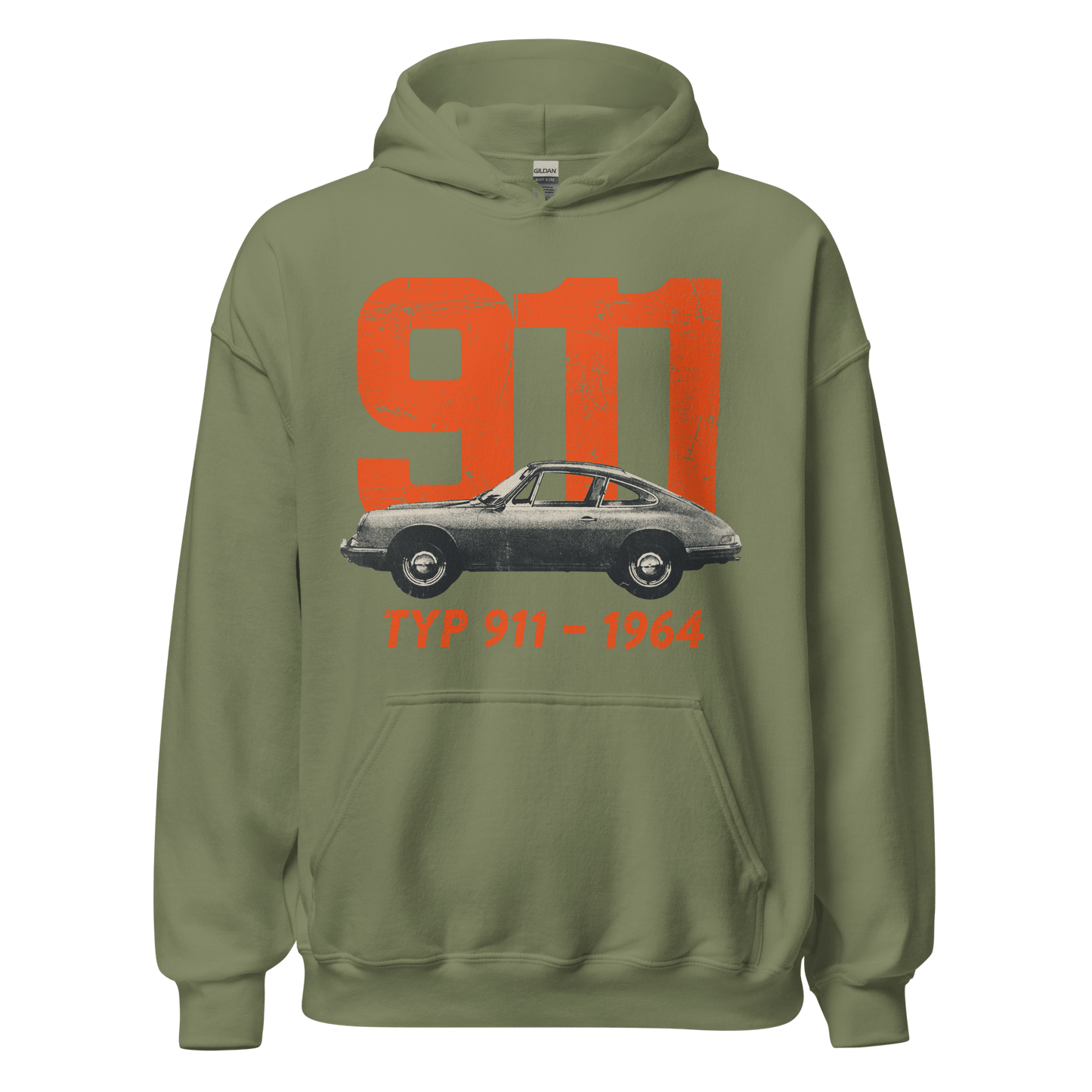 Porsche 911 Retro/Vintage Hoodie - 10 Colours - Unisex - Mooving Merch