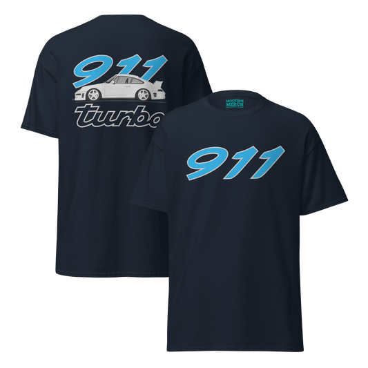 Porsche 911 Turbo Printed T-Shirt - 9 Colours - S to 5XL - Mooving Merch